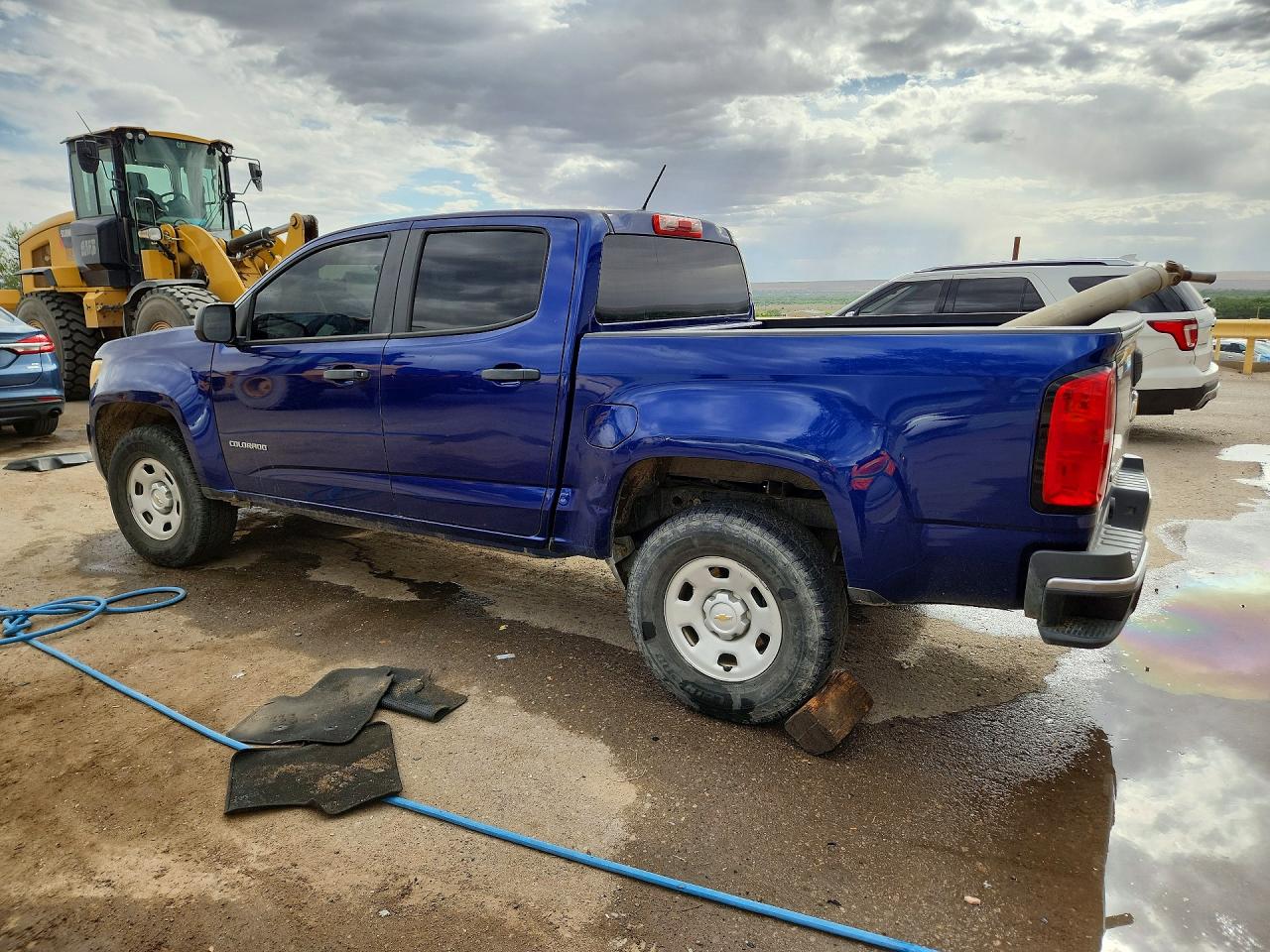 2015 Chevrolet Colorado Blue vin: 1GCGSAEA2F1261424