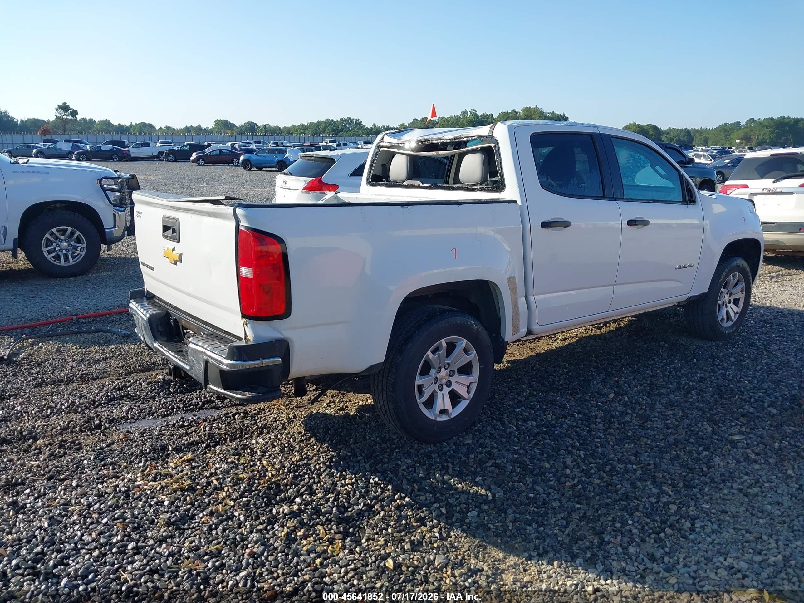 2015 Chevrolet Colorado 2wd Wt White vin: 1GCGSAEA2F1275193