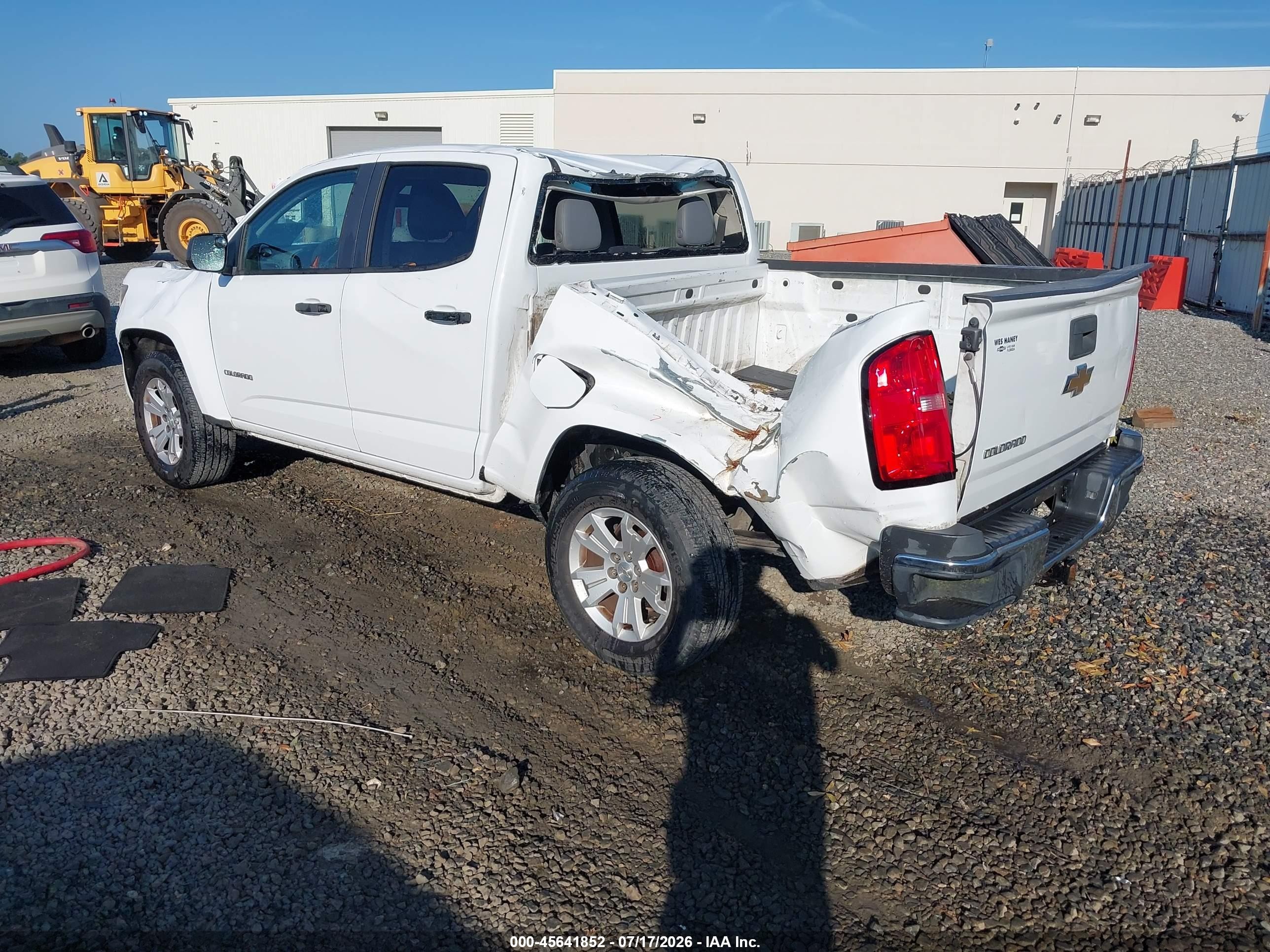 2015 Chevrolet Colorado 2wd Wt White vin: 1GCGSAEA2F1275193