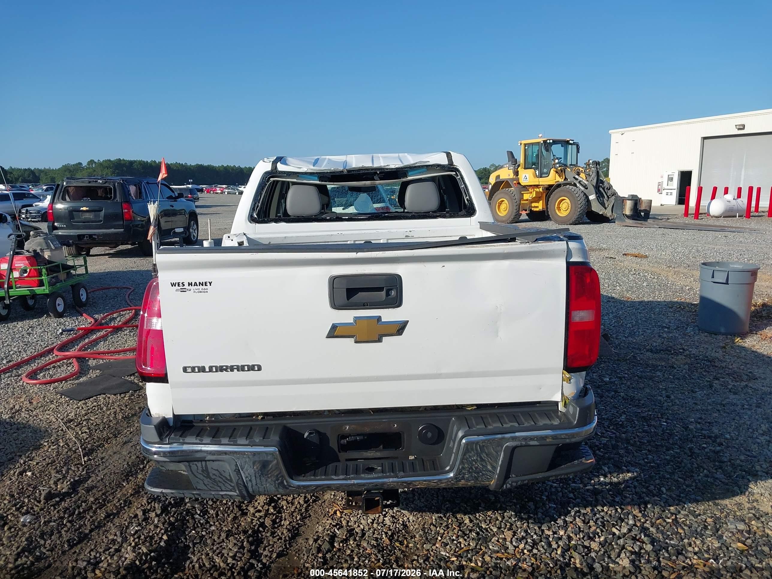 2015 Chevrolet Colorado 2wd Wt White vin: 1GCGSAEA2F1275193