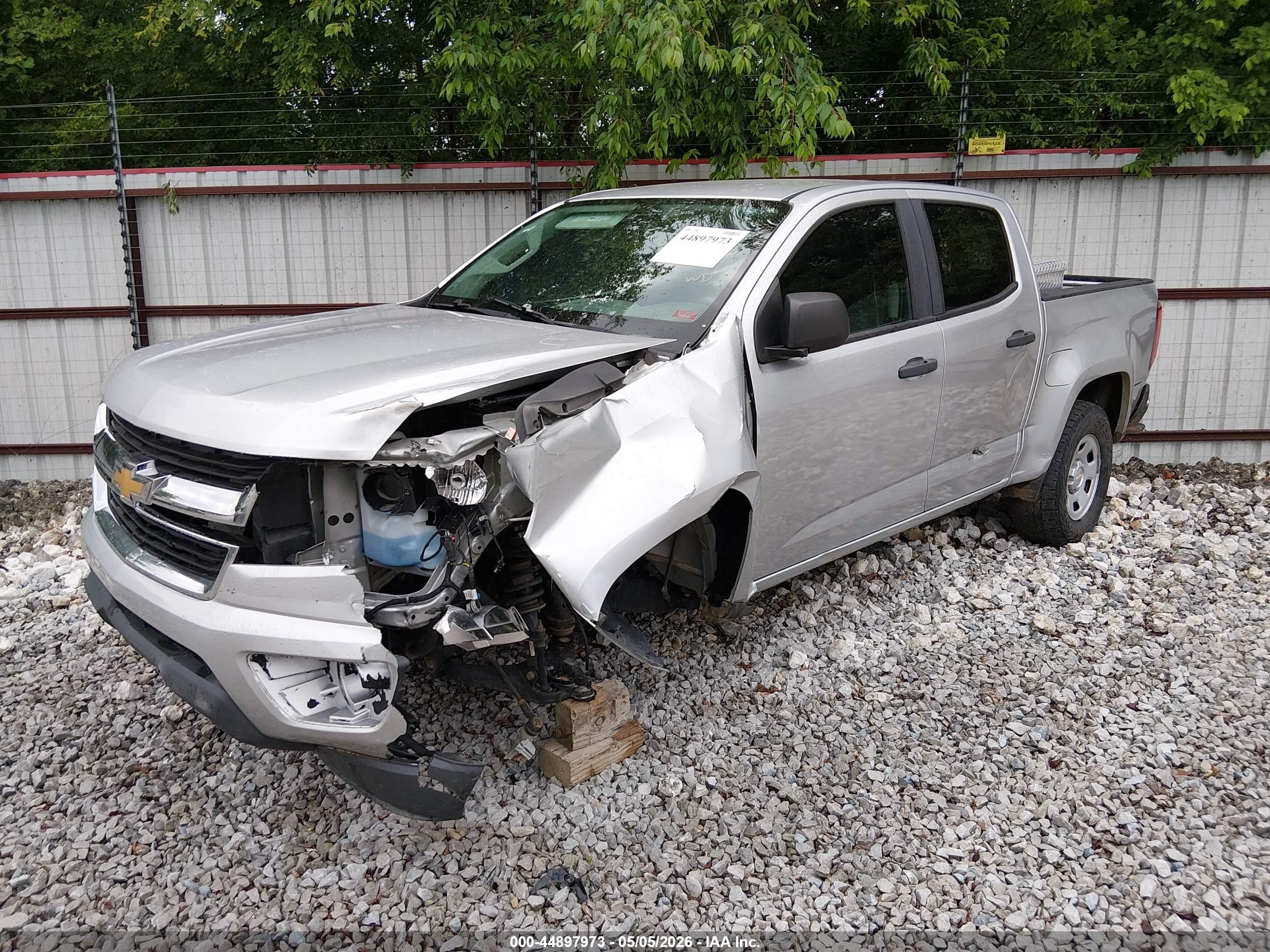 2015 Chevrolet Colorado Wt Silver vin: 1GCGSAEA3F1263716