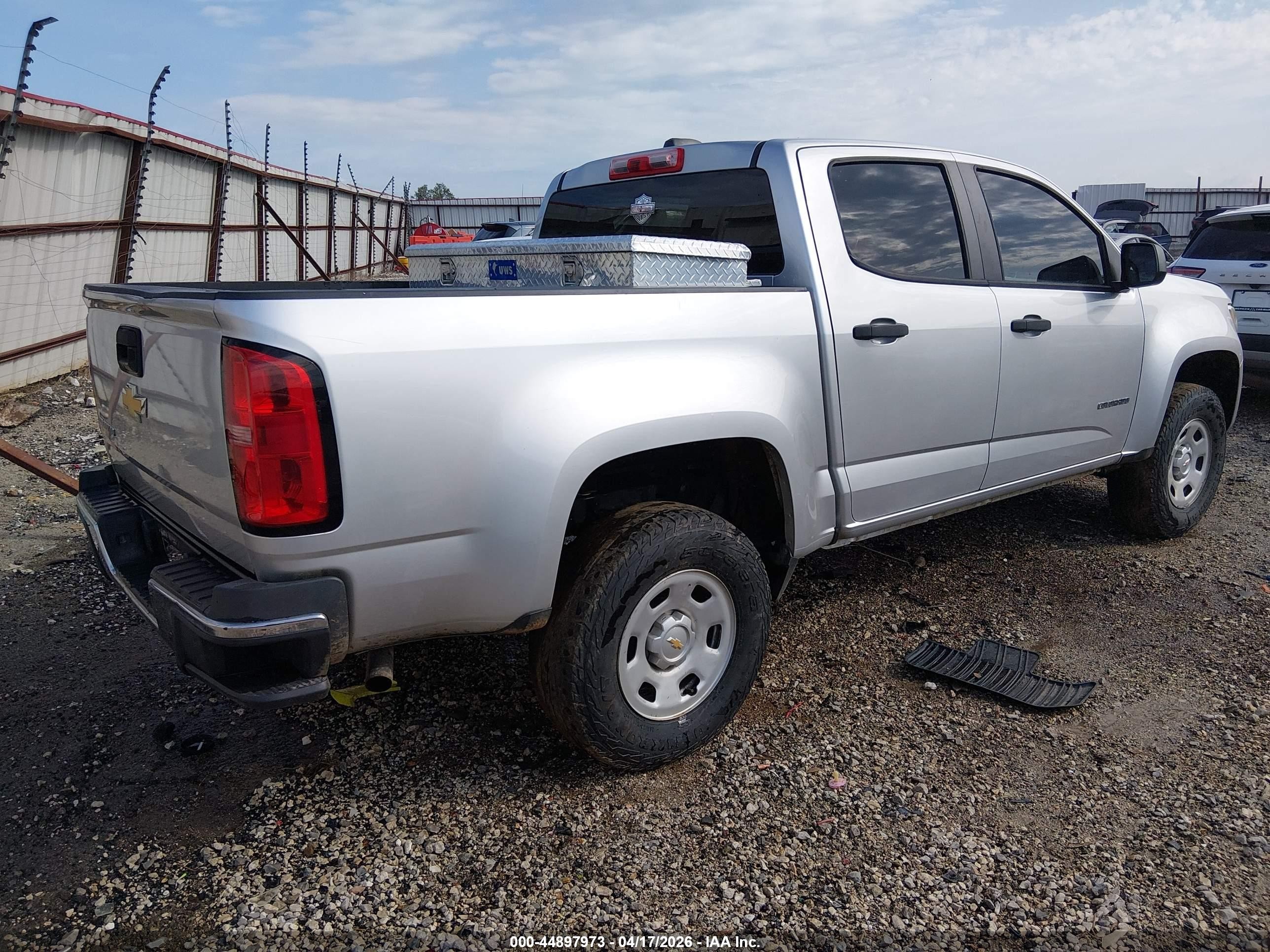 2015 Chevrolet Colorado Wt Silver vin: 1GCGSAEA3F1263716