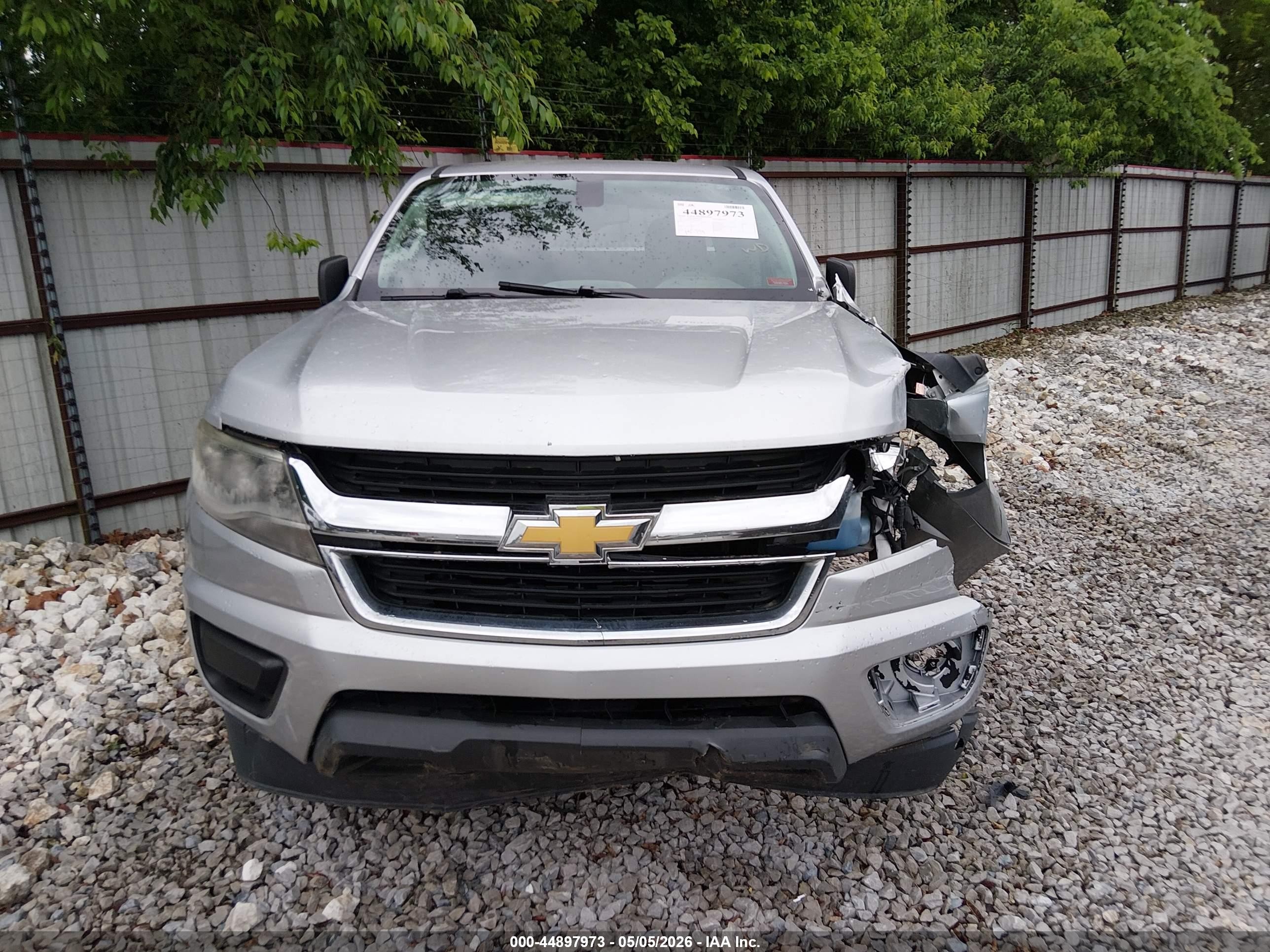 2015 Chevrolet Colorado Wt Silver vin: 1GCGSAEA3F1263716