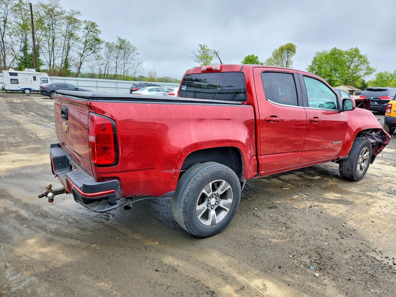 2015 Chevrolet Colorado Красный vin: 1GCGSAEA4F1158733