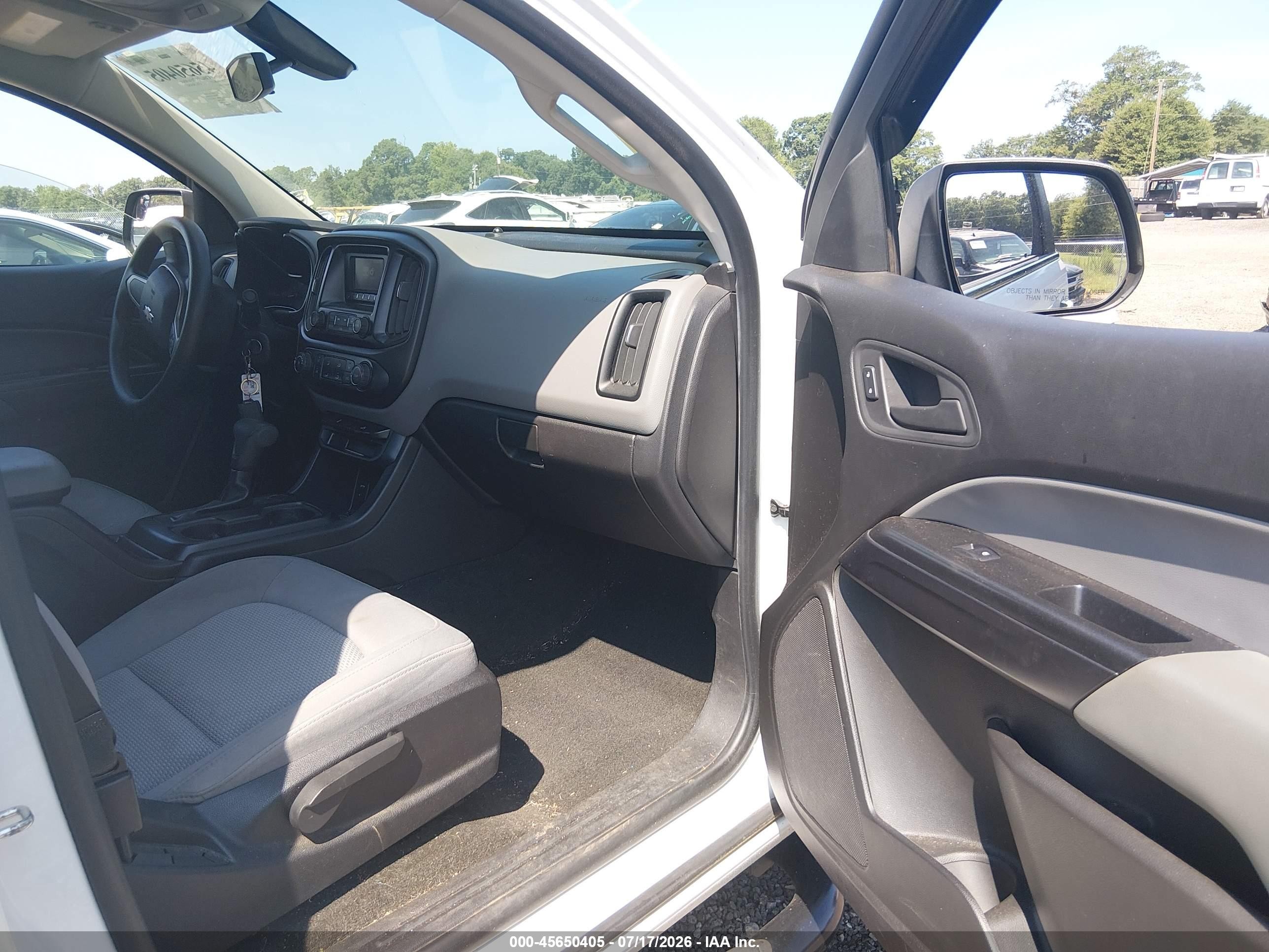 2015 Chevrolet Colorado 2wd Wt White vin: 1GCGSAEA8F1223132