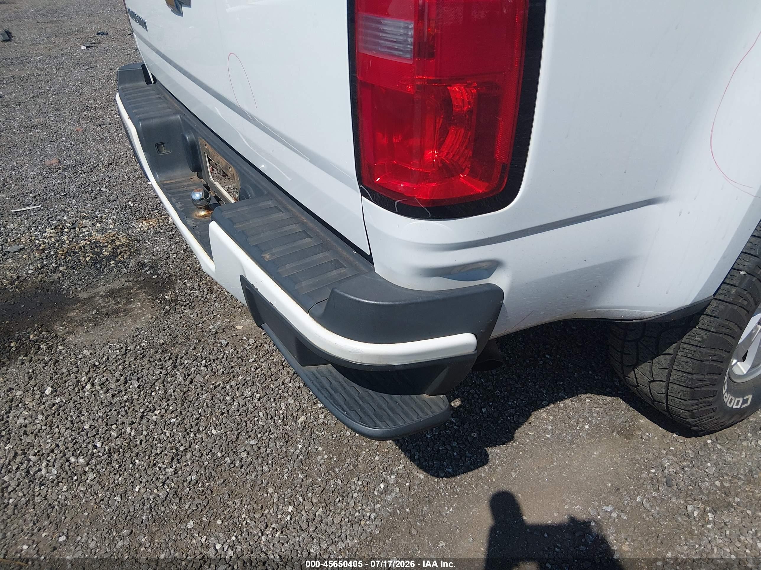 2015 Chevrolet Colorado 2wd Wt White vin: 1GCGSAEA8F1223132