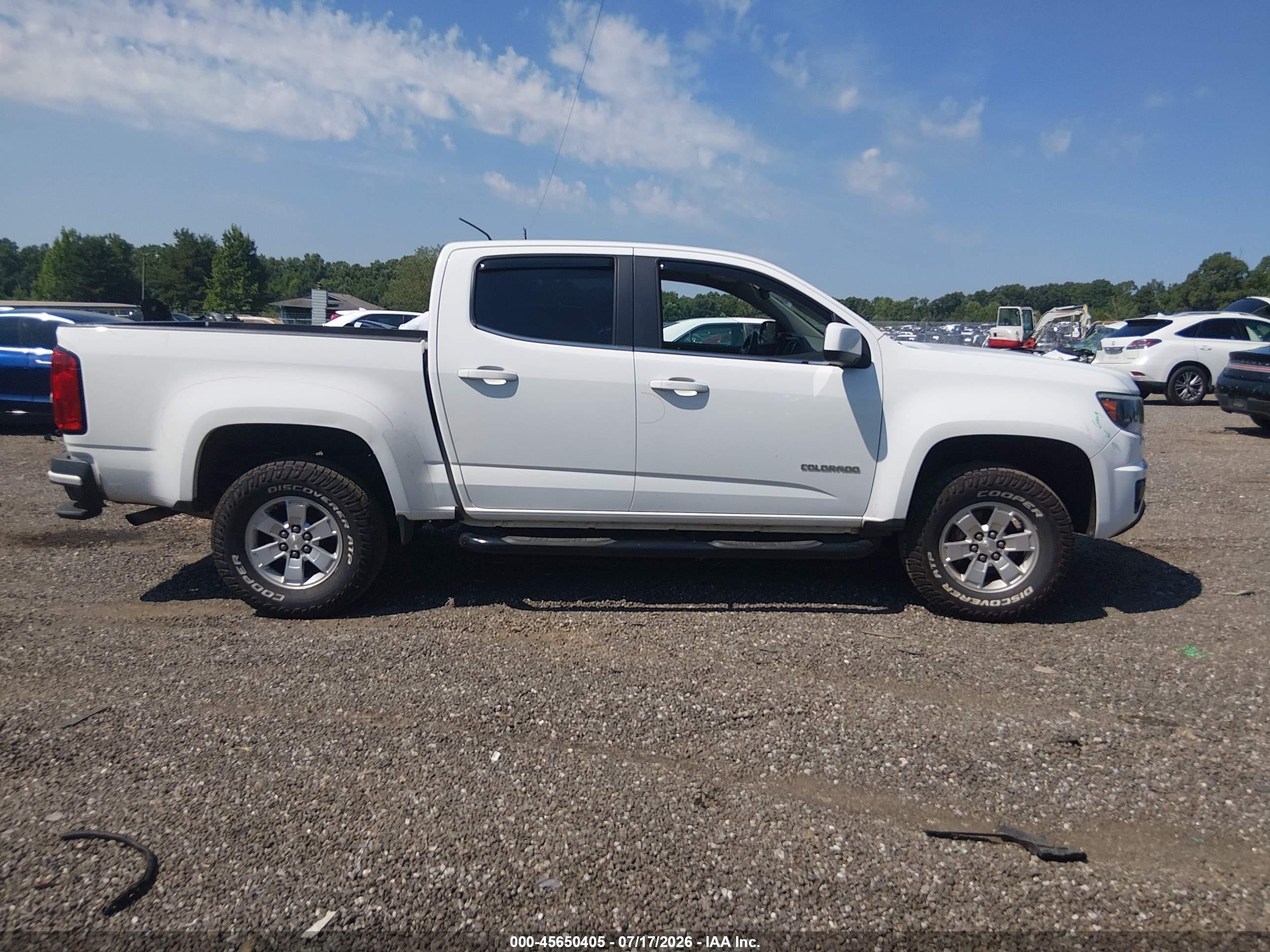 2015 Chevrolet Colorado 2wd Wt White vin: 1GCGSAEA8F1223132