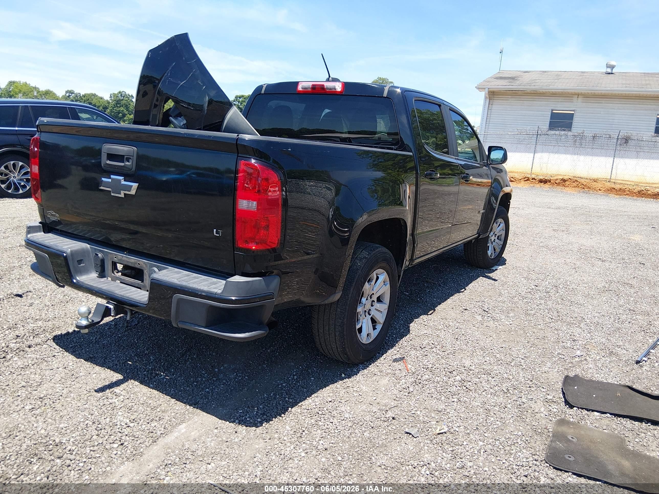 2015 Chevrolet Colorado Lt Black vin: 1GCGSBE30F1135912
