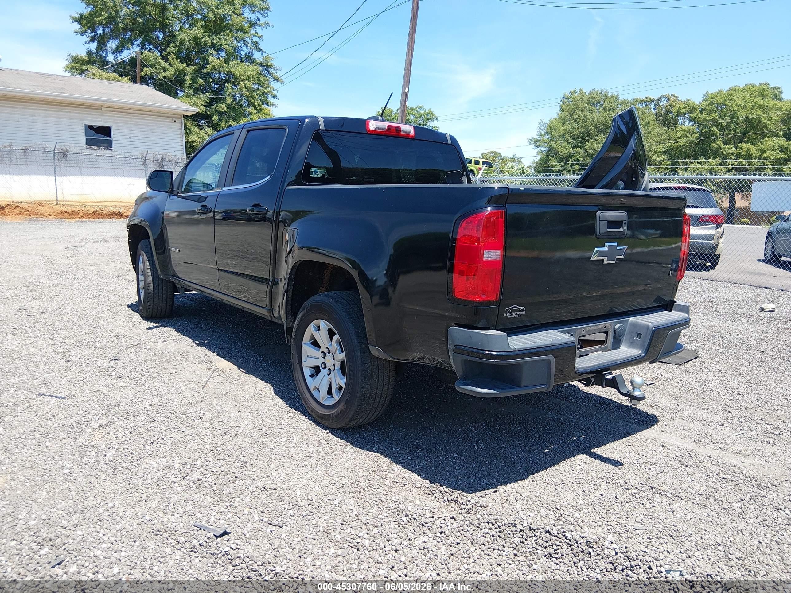 2015 Chevrolet Colorado Lt Black vin: 1GCGSBE30F1135912