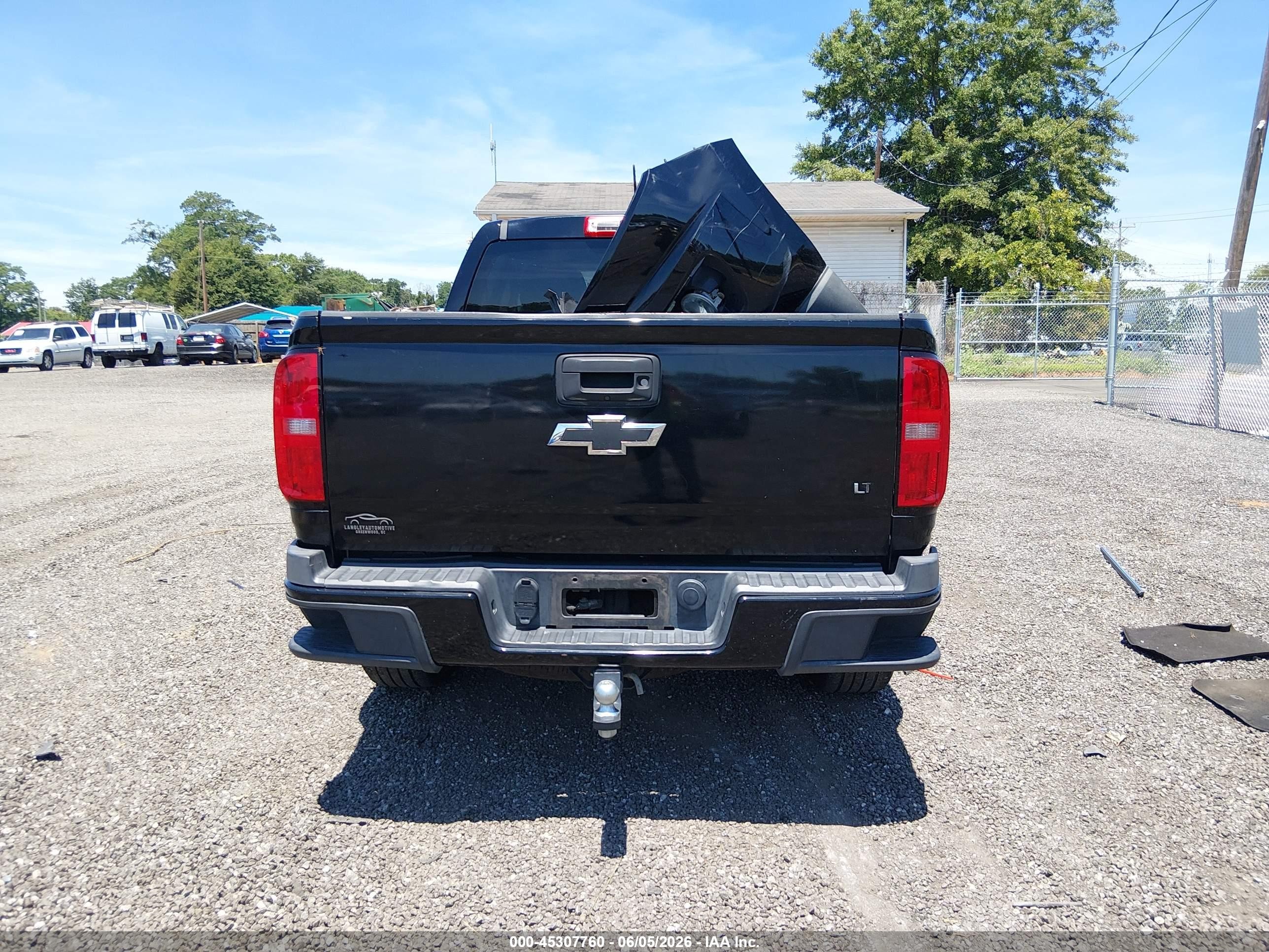 2015 Chevrolet Colorado Lt Black vin: 1GCGSBE30F1135912