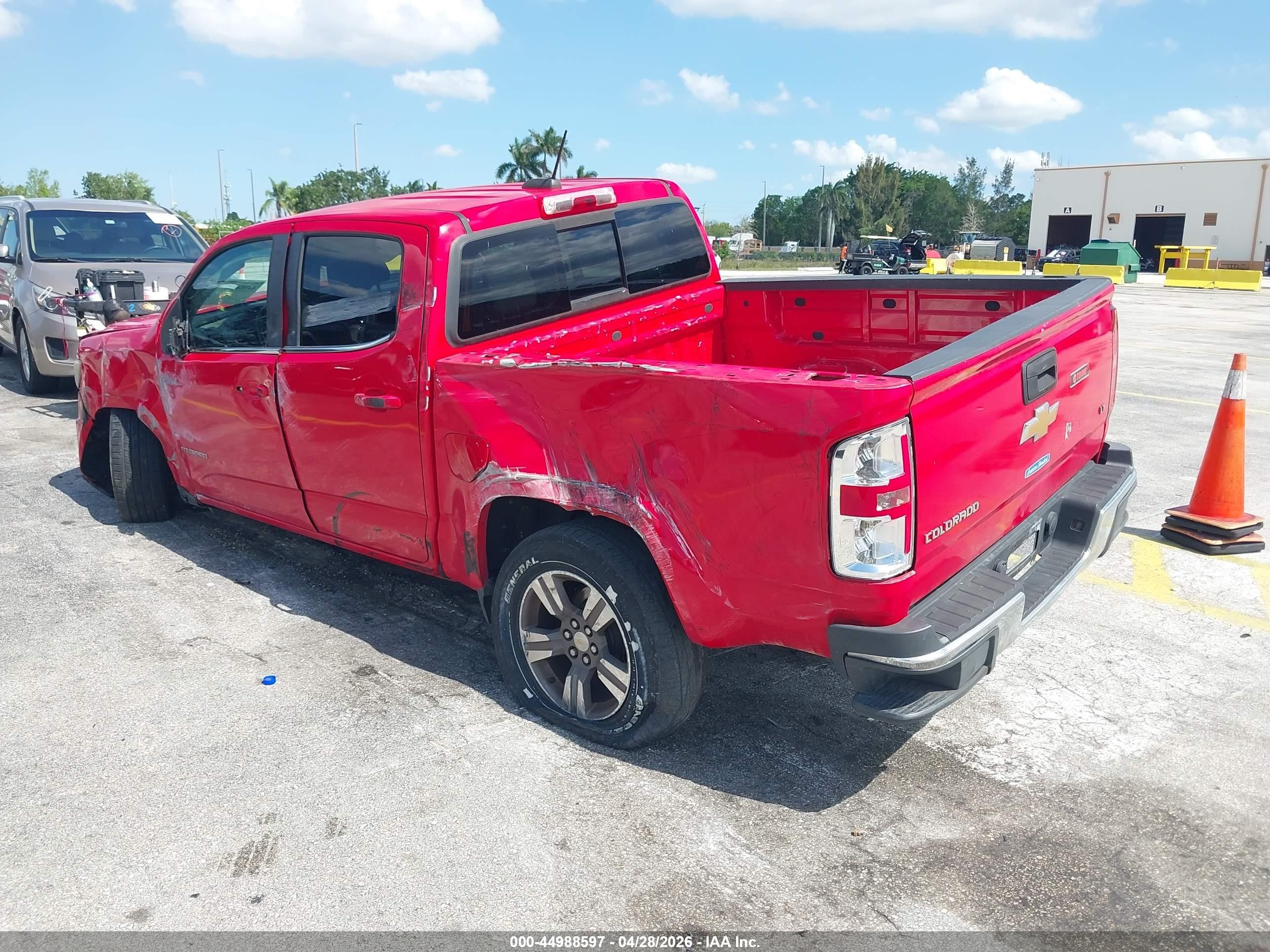 2015 Chevrolet Colorado Lt Red vin: 1GCGSBE30F1275393