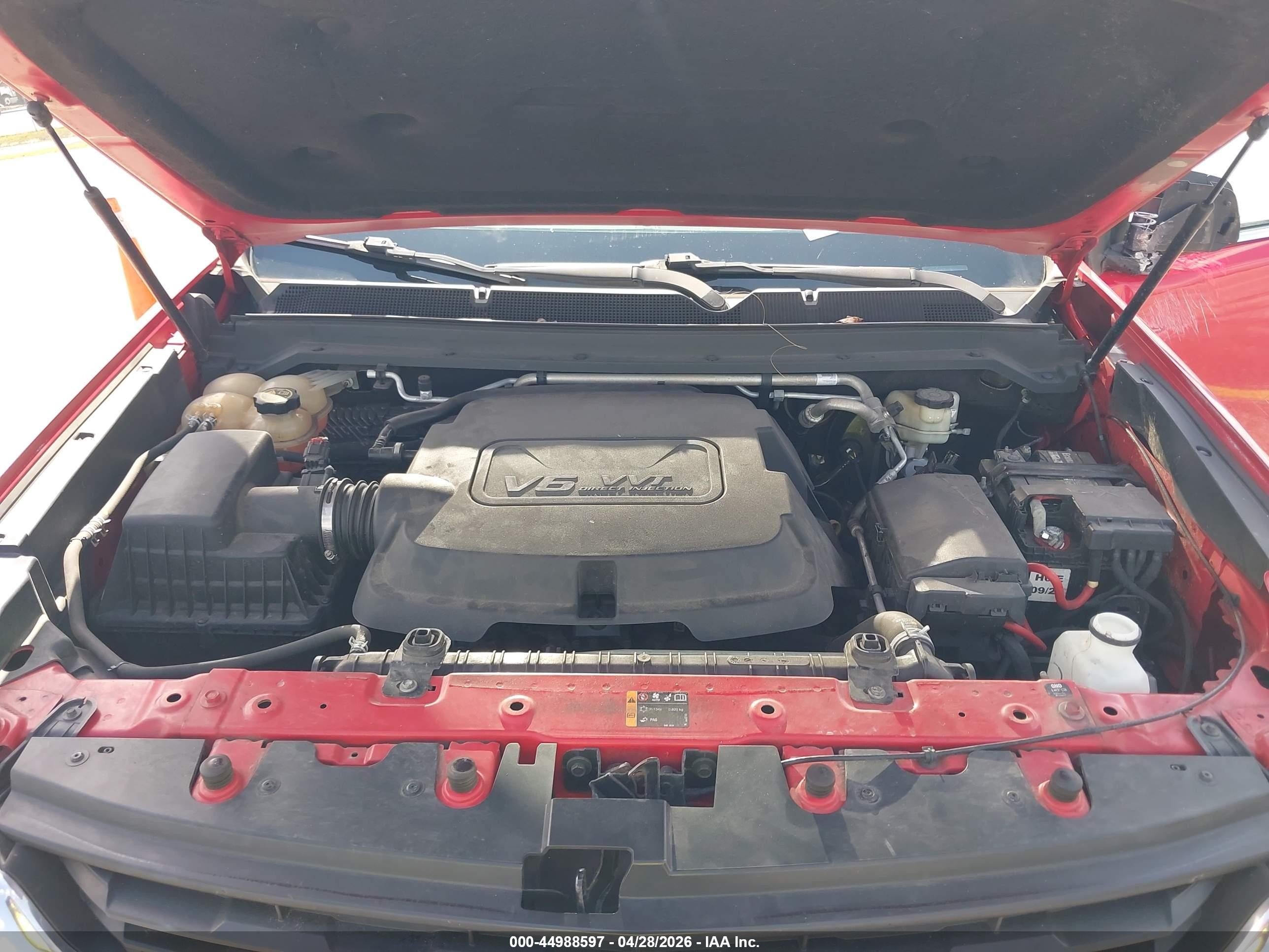 2015 Chevrolet Colorado Lt Red vin: 1GCGSBE30F1275393
