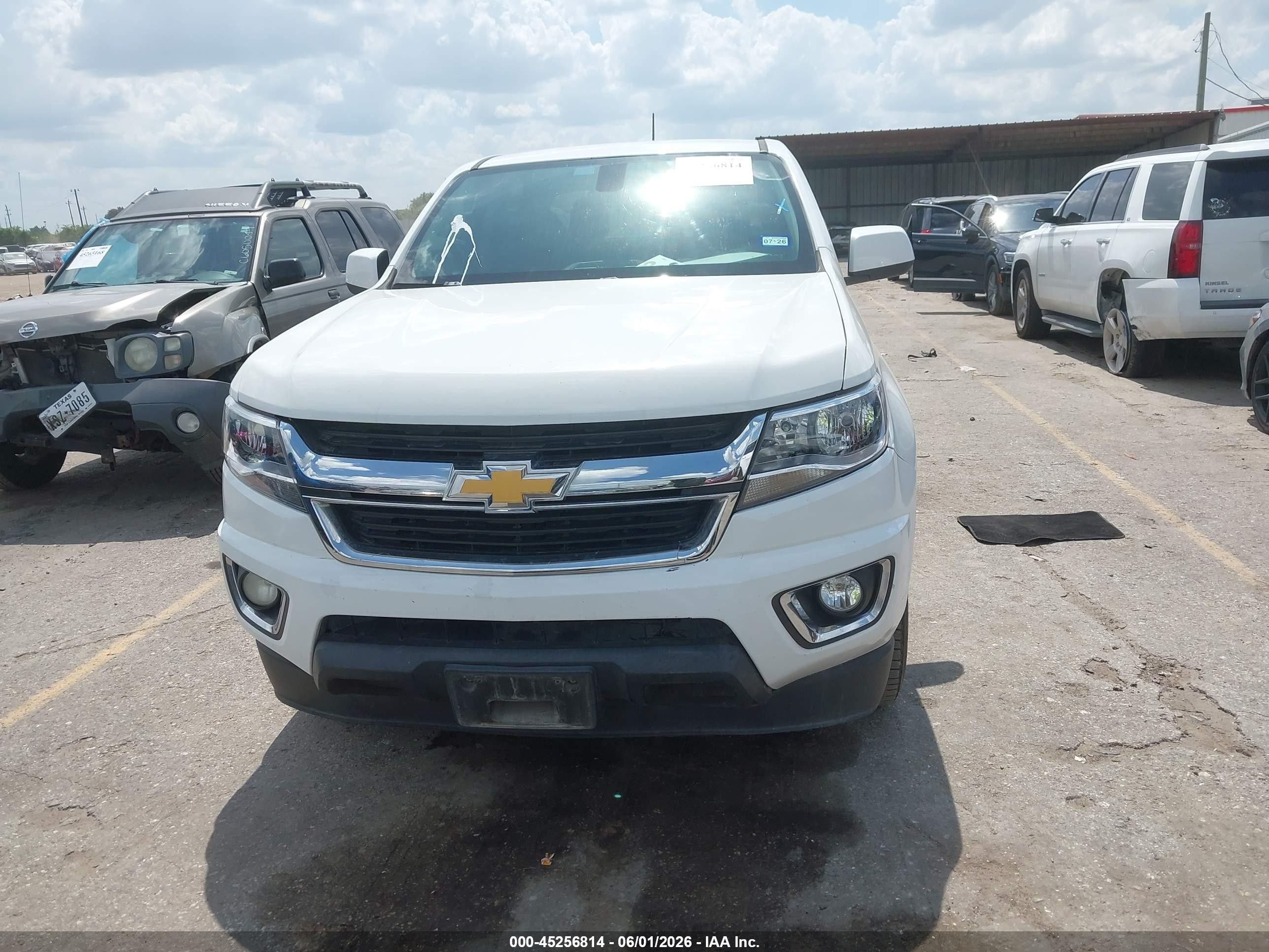 2015 Chevrolet Colorado Lt White vin: 1GCGSBE31F1205143