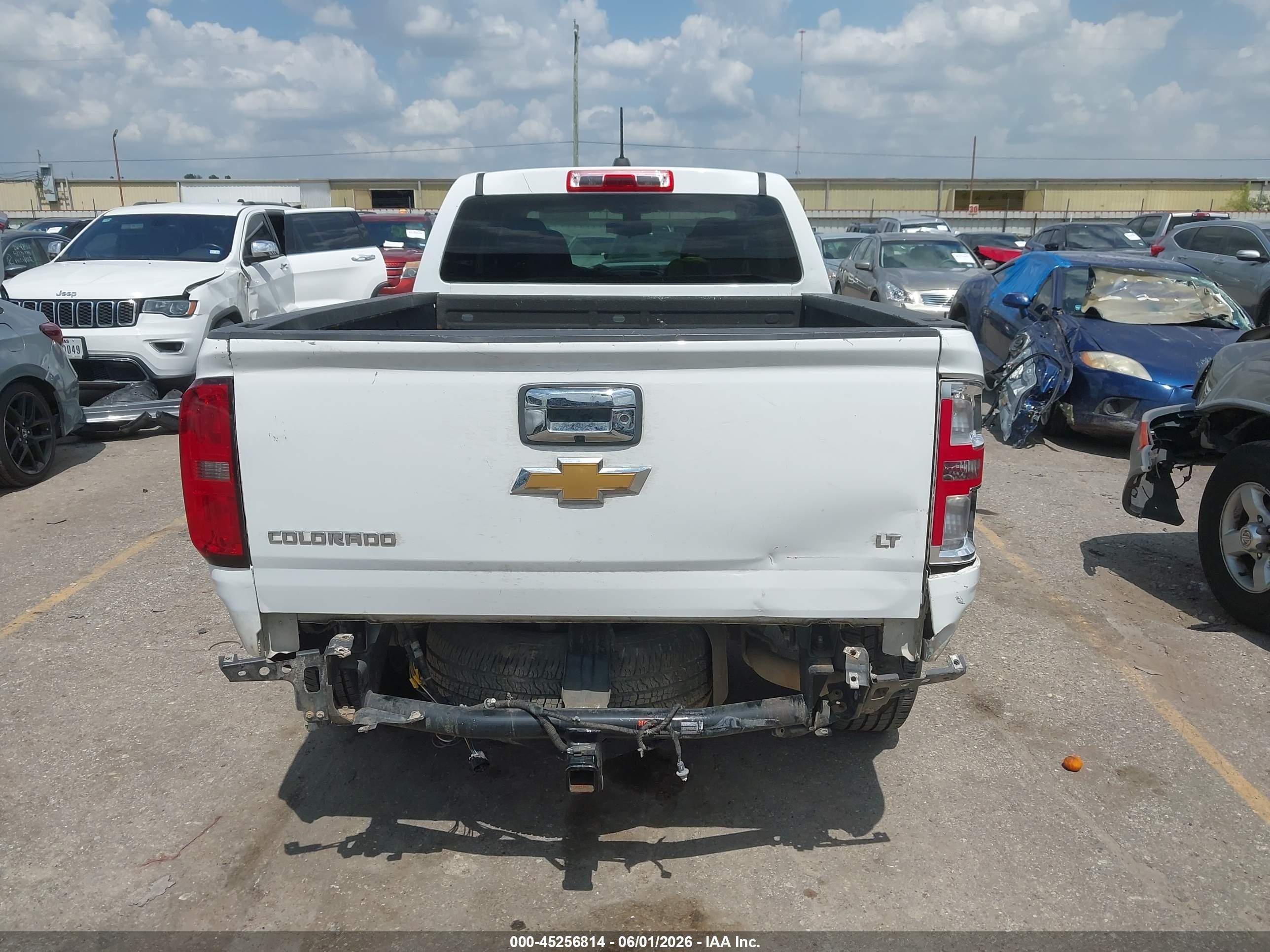 2015 Chevrolet Colorado Lt White vin: 1GCGSBE31F1205143