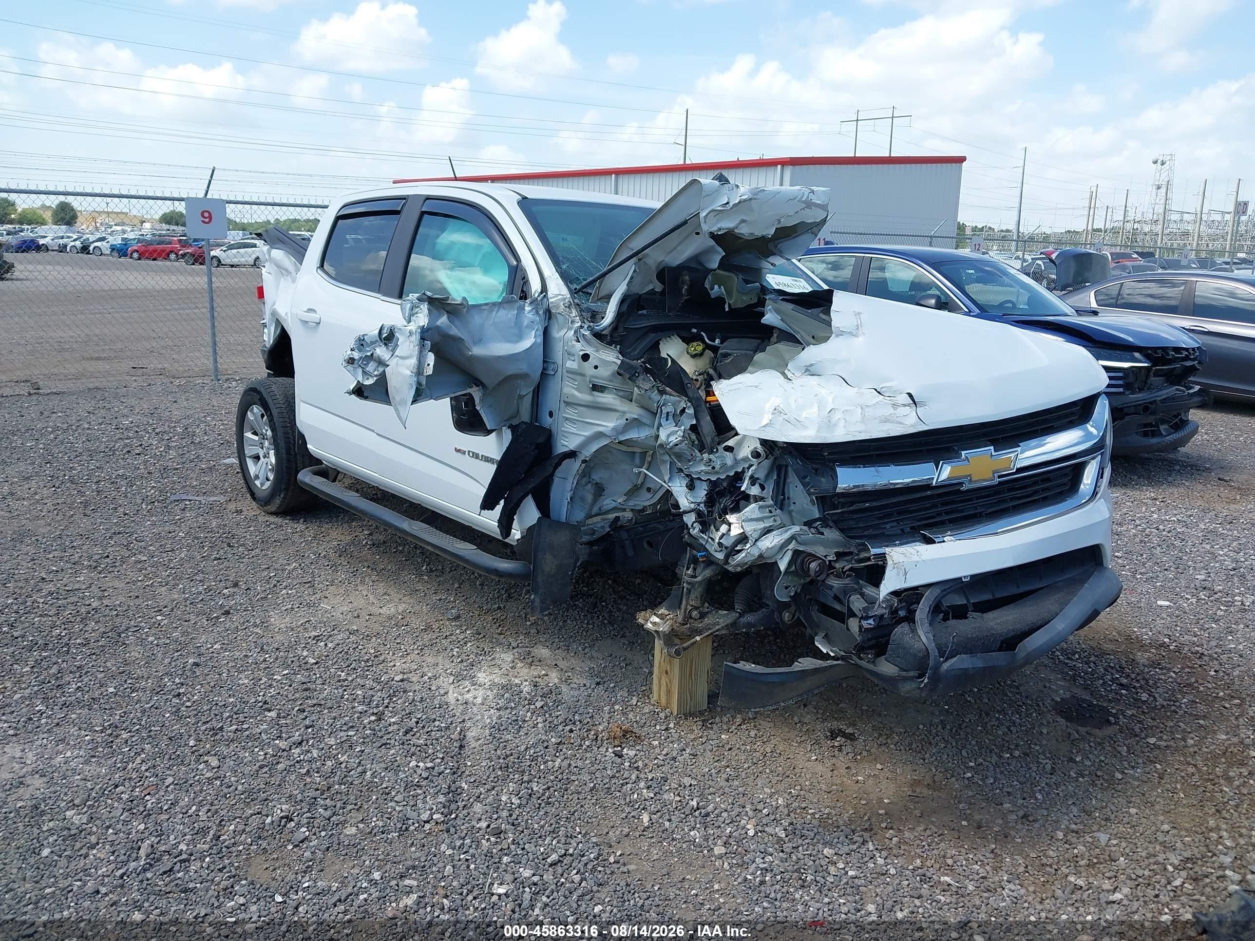 2015 Chevrolet Colorado 2wd Lt White vin: 1GCGSBE32F1250298