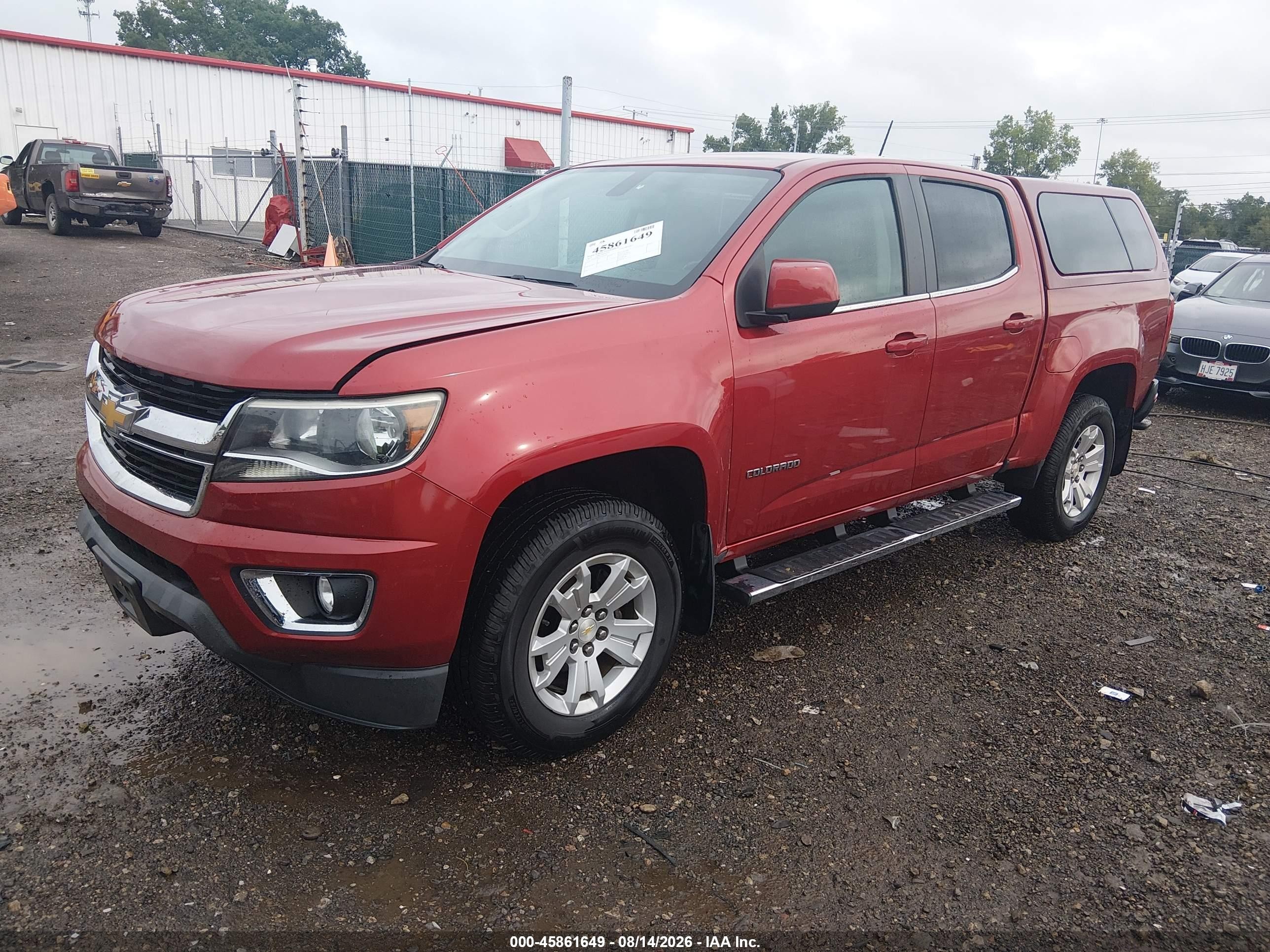 2015 Chevrolet Colorado 2wd Lt Maroon vin: 1GCGSBE32F1263956