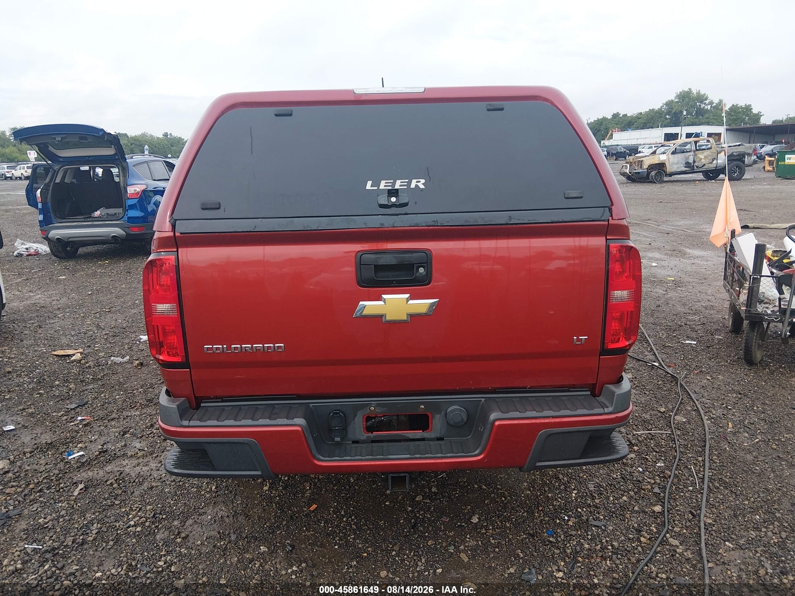 2015 Chevrolet Colorado 2wd Lt Maroon vin: 1GCGSBE32F1263956