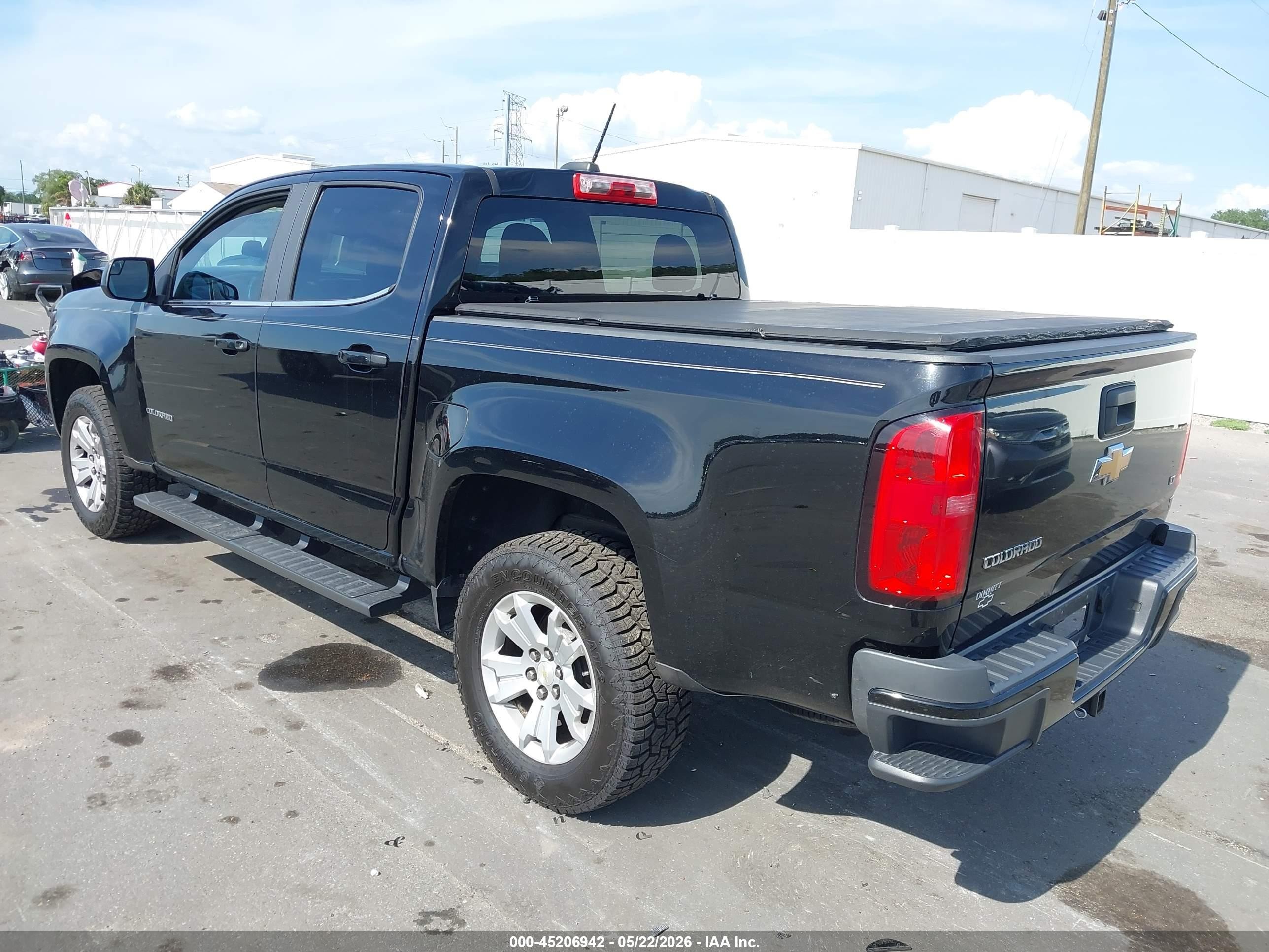 2015 Chevrolet Colorado Lt Black vin: 1GCGSBE33F1212014