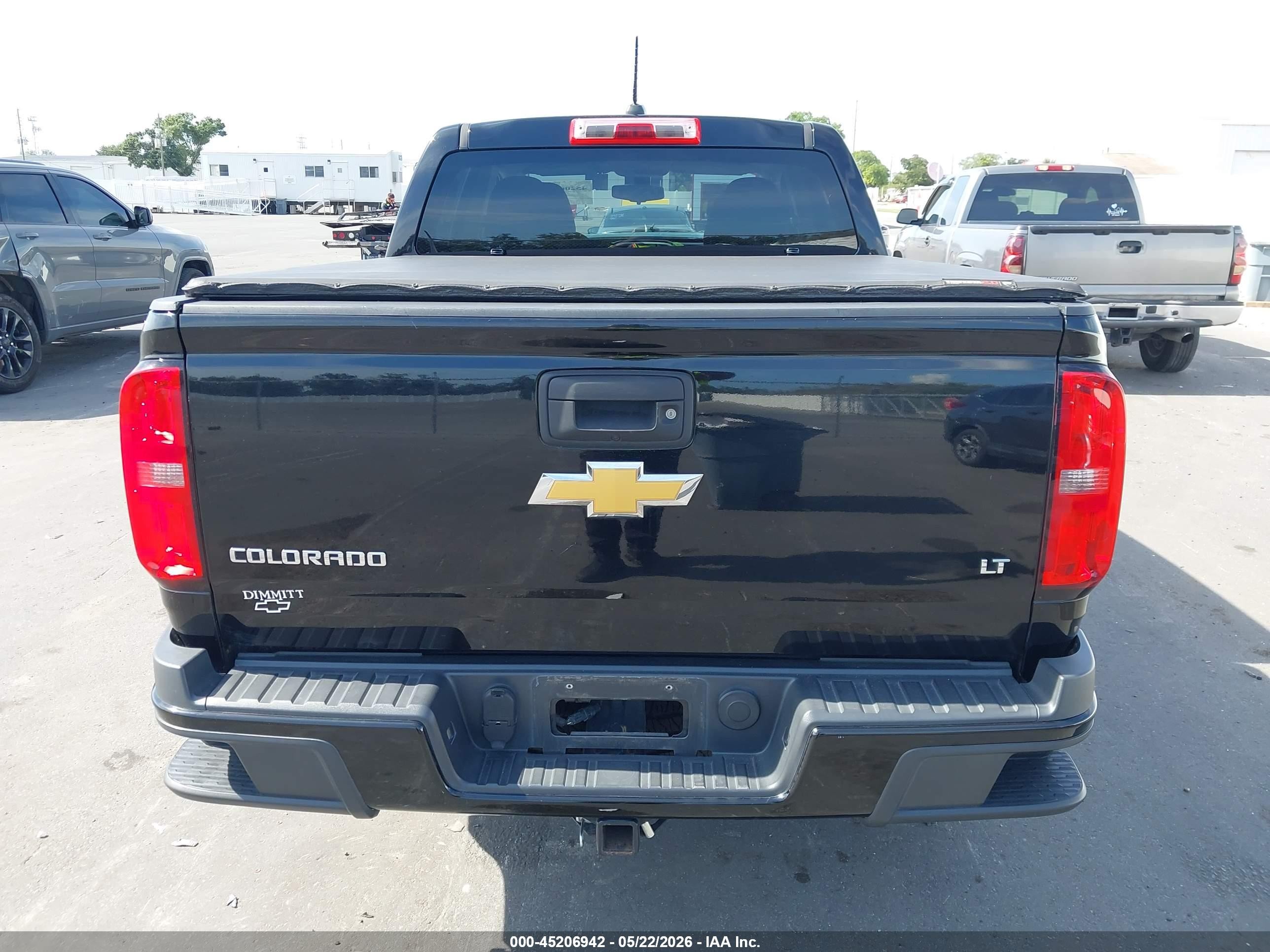 2015 Chevrolet Colorado Lt Black vin: 1GCGSBE33F1212014