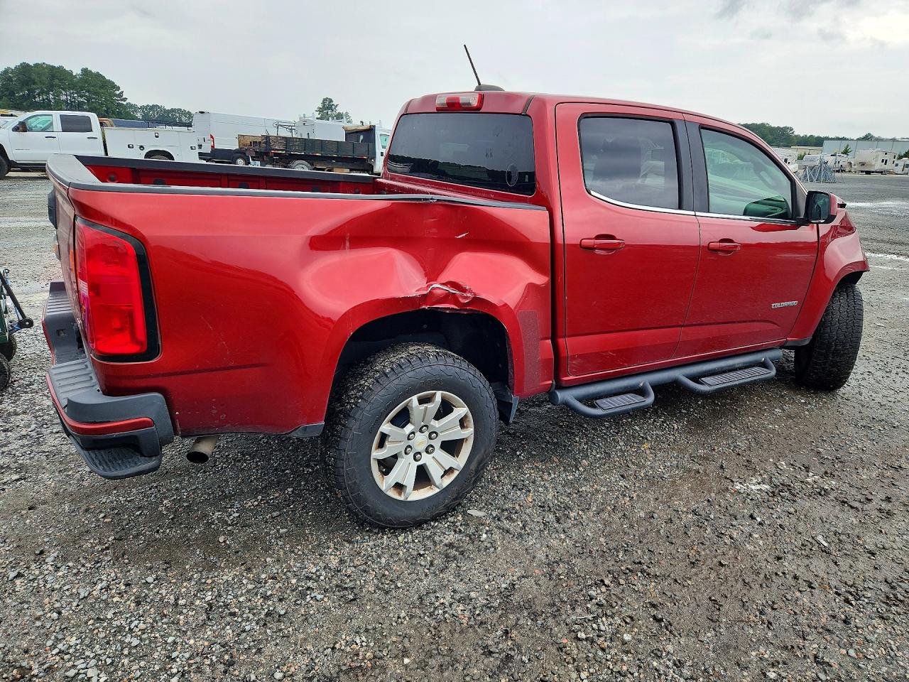 2015 Chevrolet Colorado Lt Burgundy vin: 1GCGSBE33F1248611