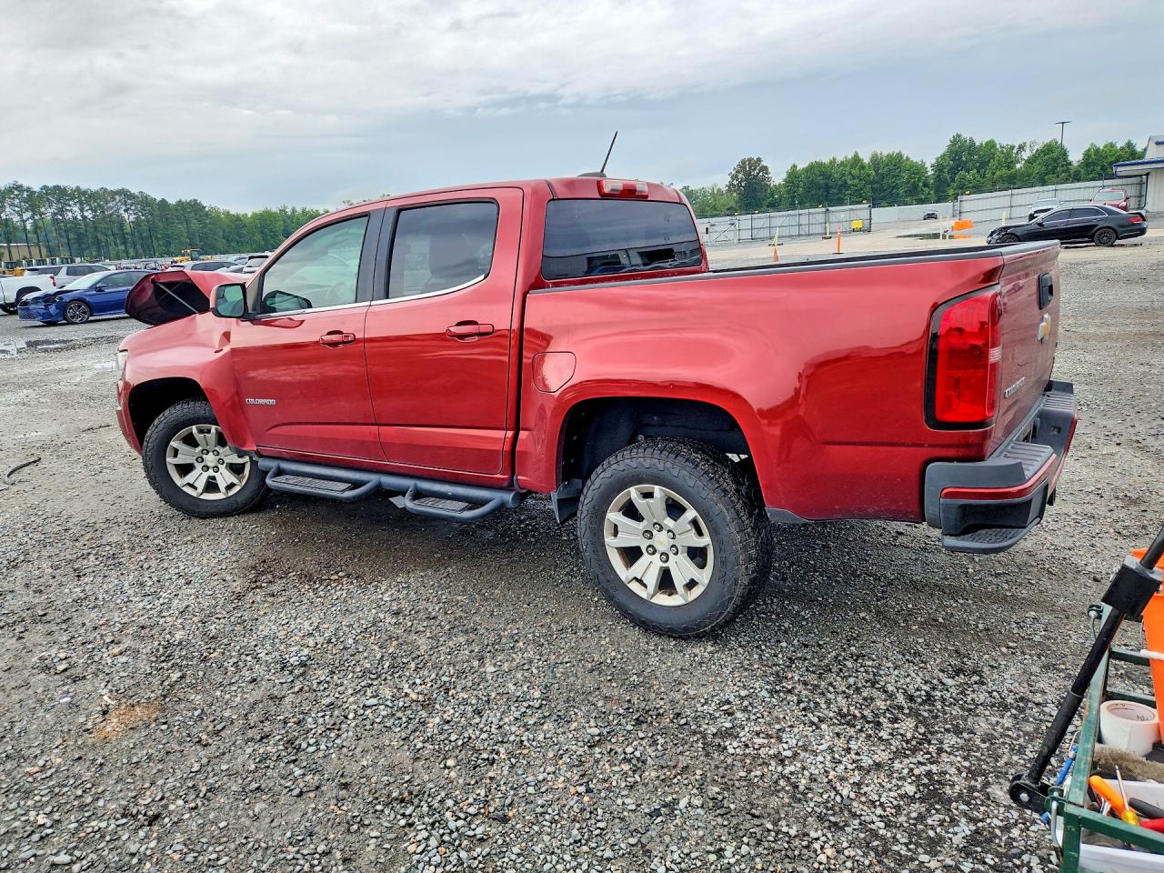 2015 Chevrolet Colorado Lt Burgundy vin: 1GCGSBE33F1248611