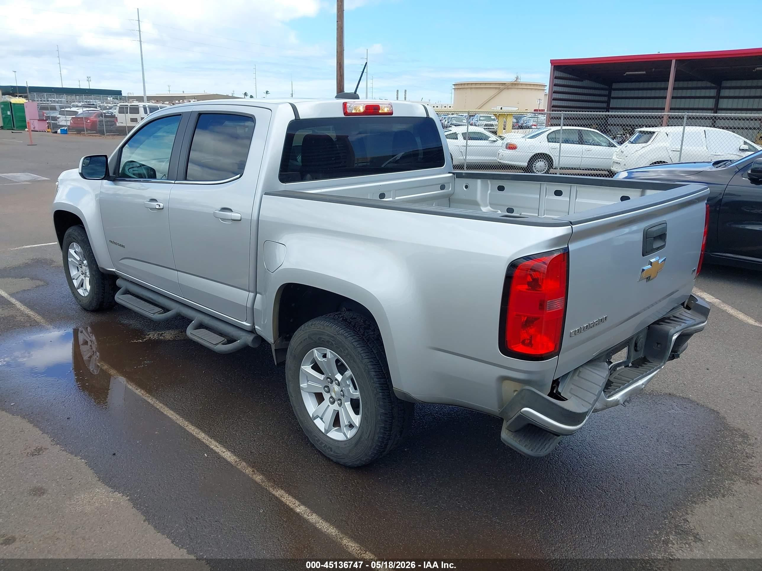 2015 Chevrolet Colorado Lt Silver vin: 1GCGSBE34F1208537