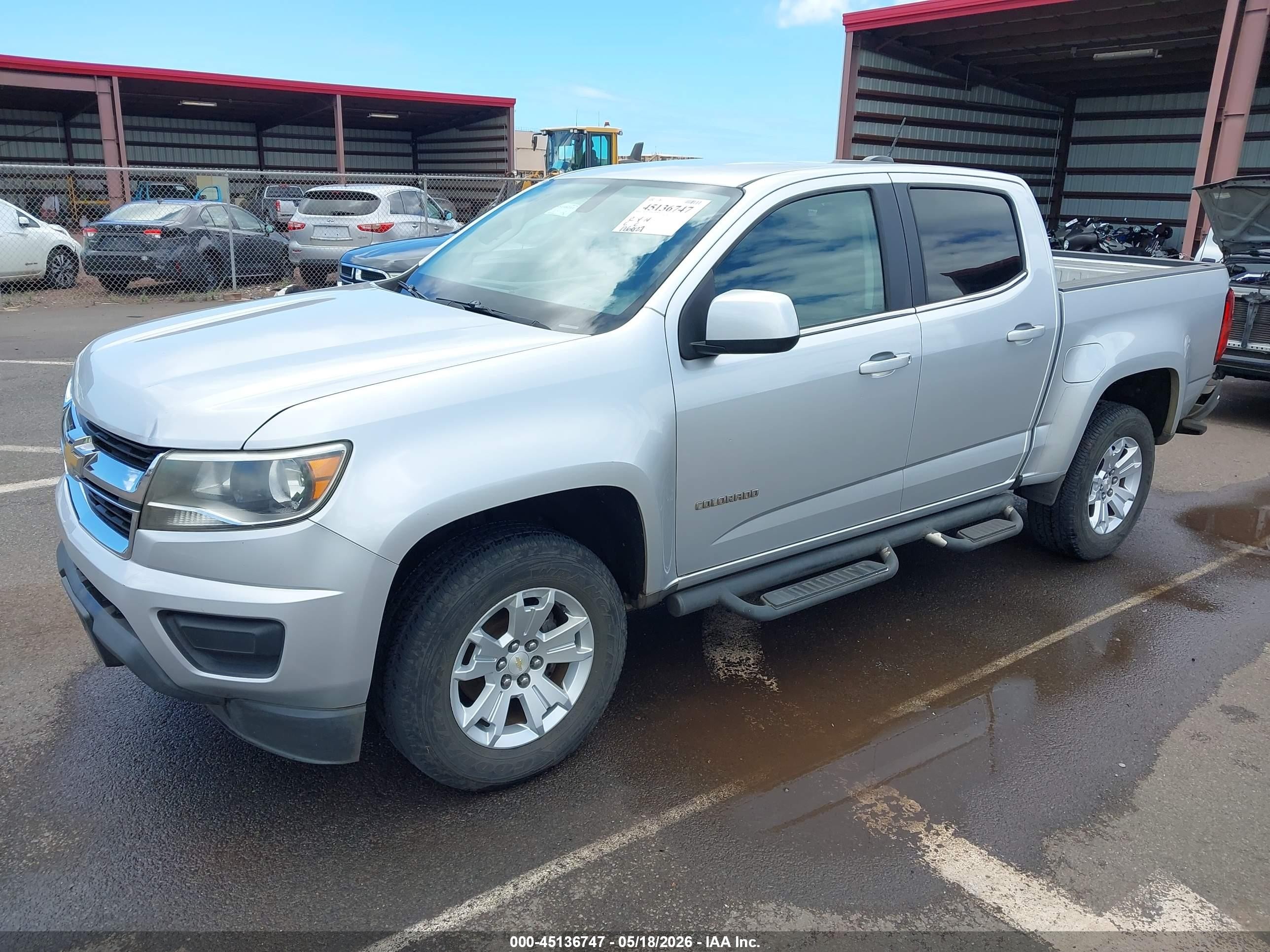 2015 Chevrolet Colorado Lt Silver vin: 1GCGSBE34F1208537
