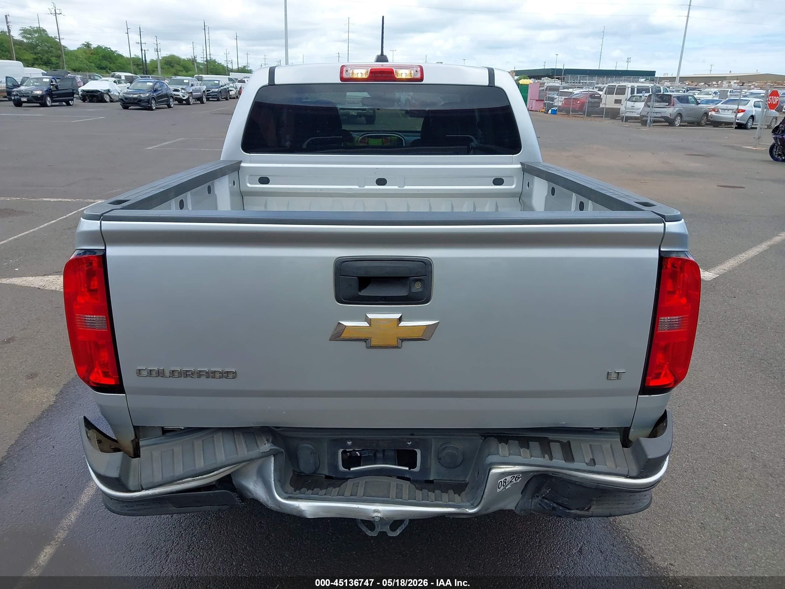 2015 Chevrolet Colorado Lt Silver vin: 1GCGSBE34F1208537