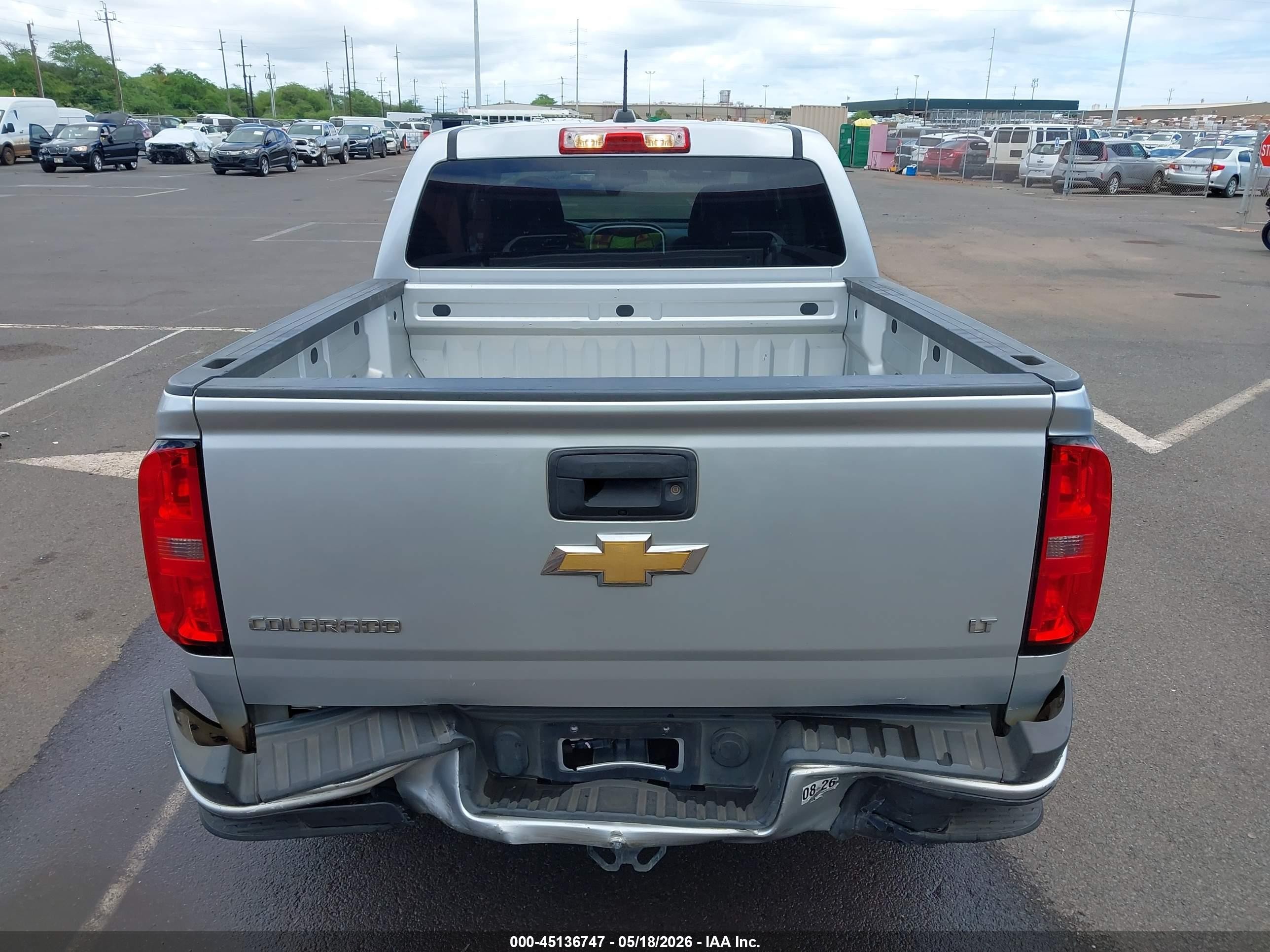 2015 Chevrolet Colorado Lt Silver vin: 1GCGSBE34F1208537