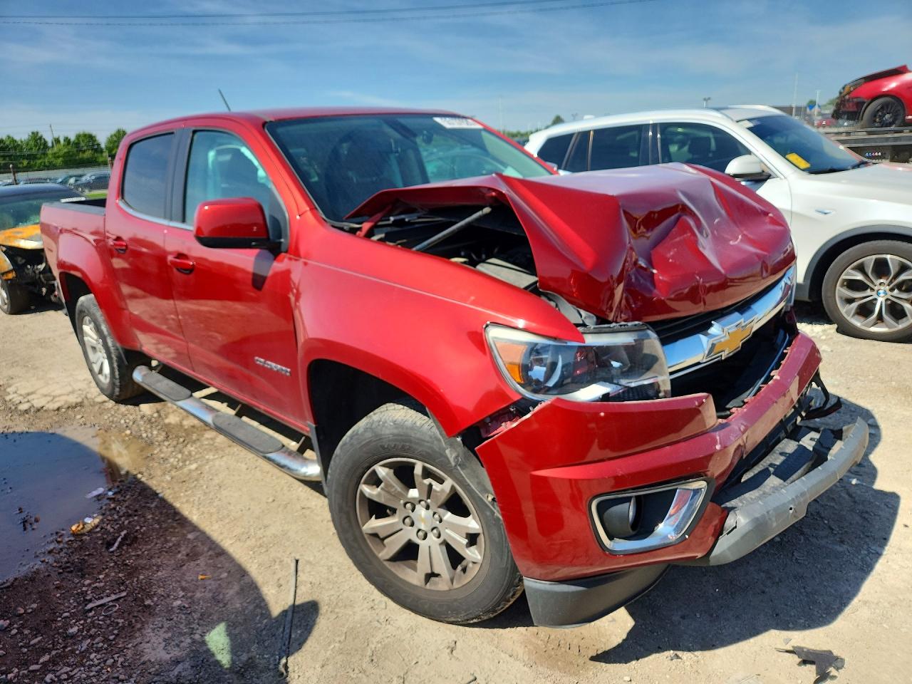 2015 Chevrolet Colorado Lt Red vin: 1GCGSBE34F1261450
