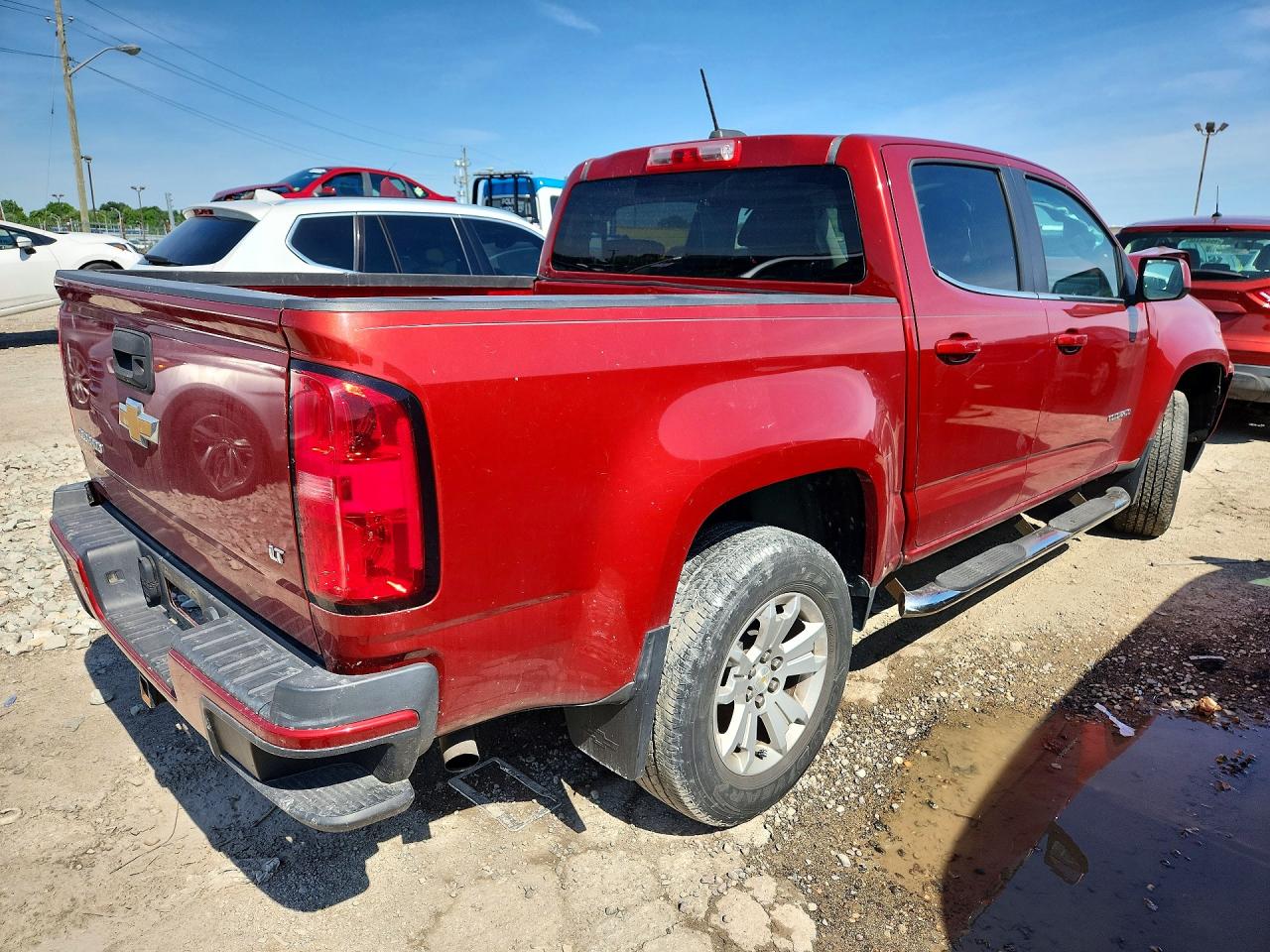 2015 Chevrolet Colorado Lt Red vin: 1GCGSBE34F1261450