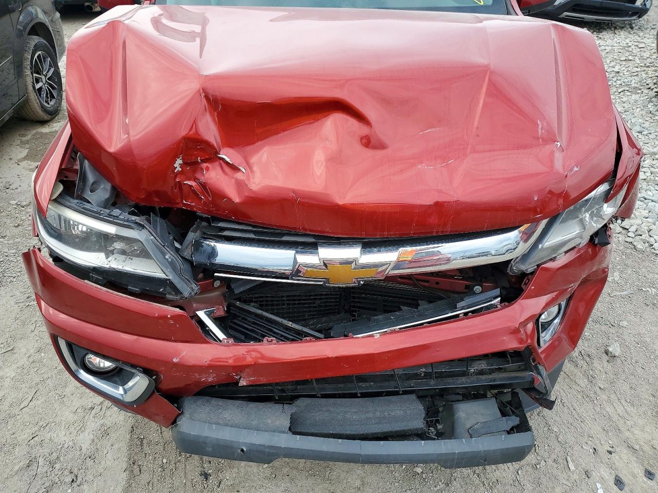 2015 Chevrolet Colorado Lt Red vin: 1GCGSBE34F1261450