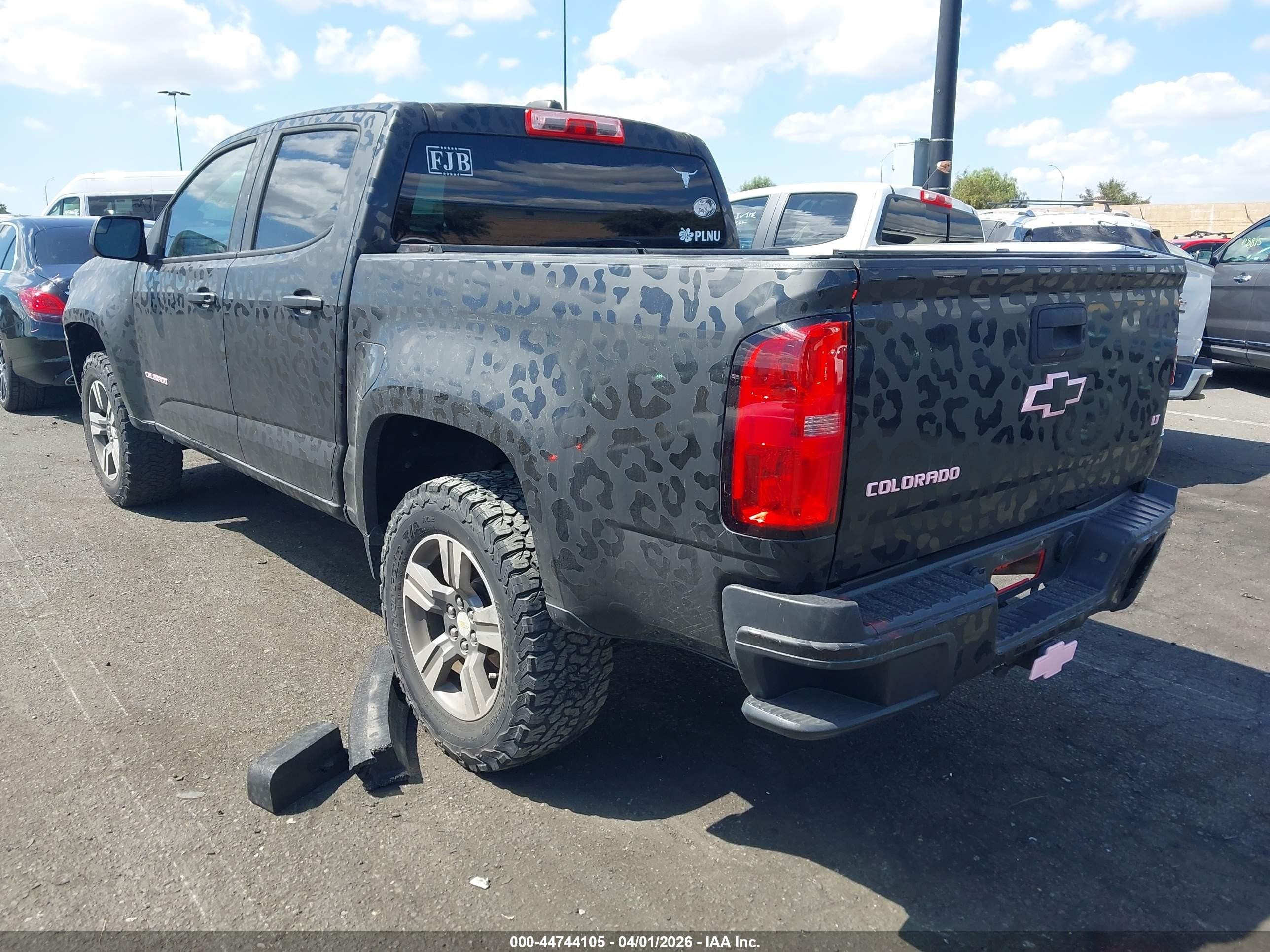 2015 Chevrolet Colorado Lt Black vin: 1GCGSBE35F1128888