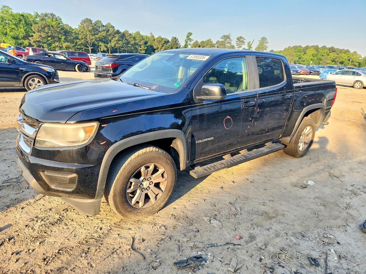 2015 Chevrolet Colorado Lt Black vin: 1GCGSBE35F1179808