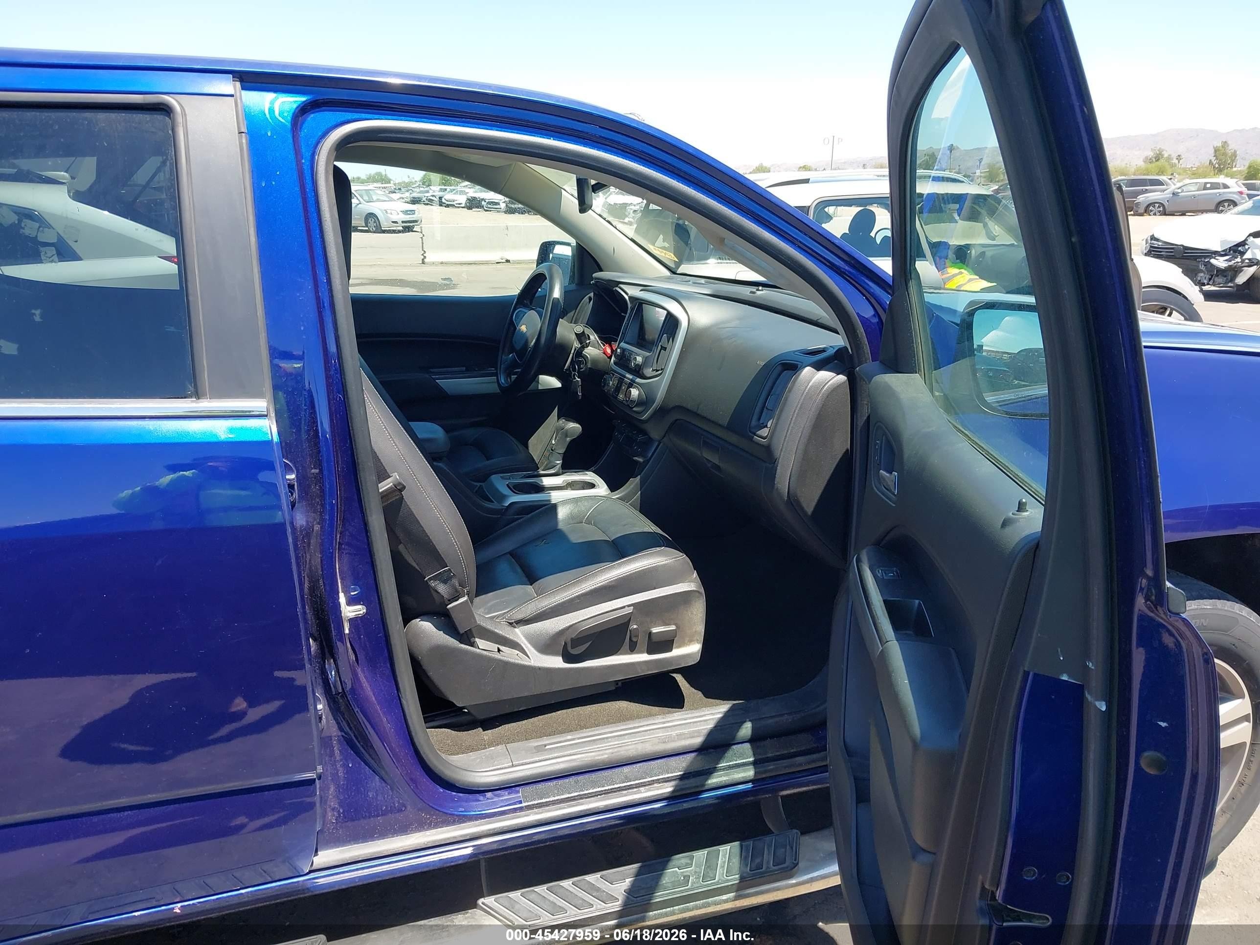 2015 Chevrolet Colorado Lt Blue vin: 1GCGSBE35F1250831