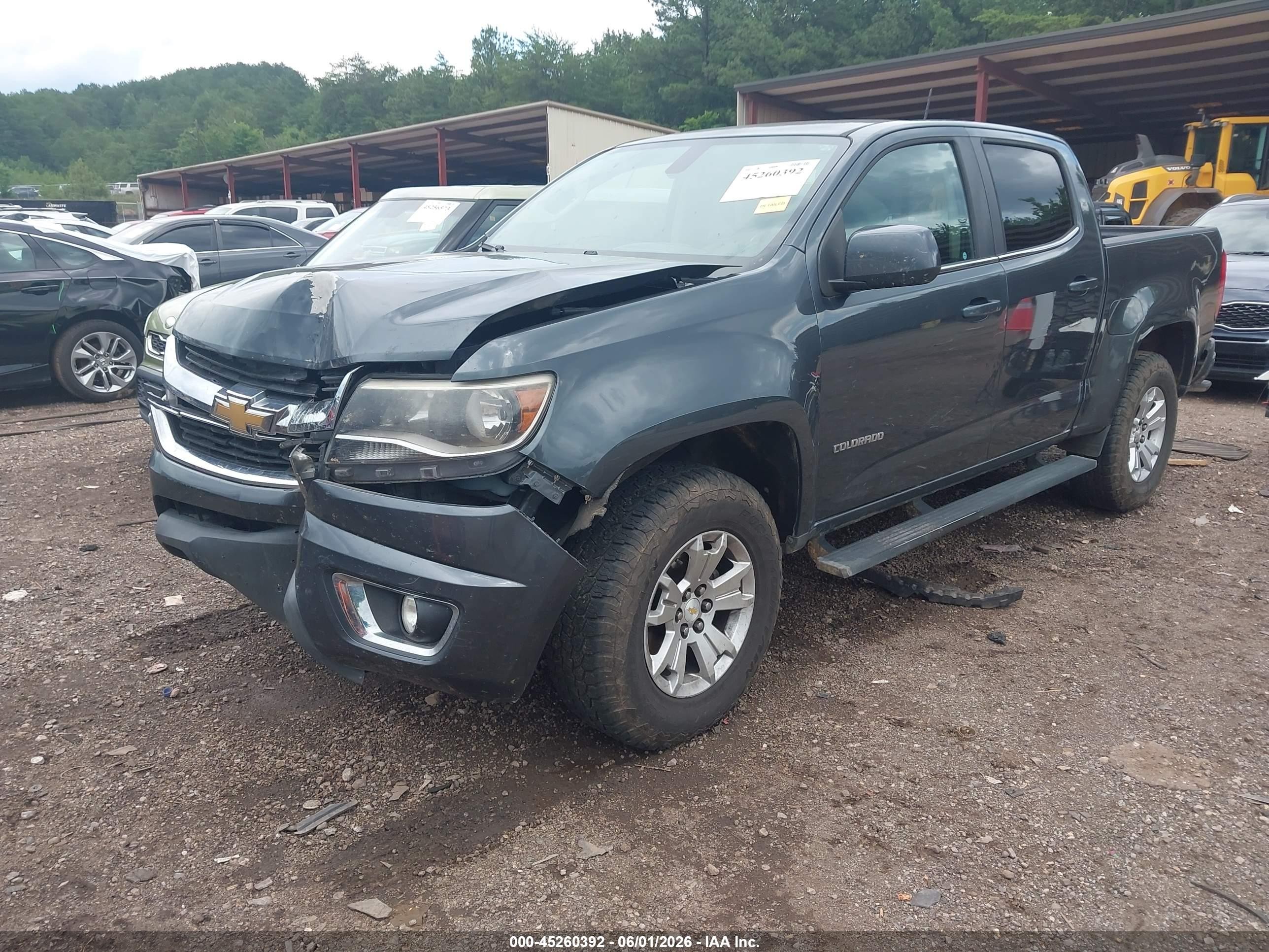 2015 Chevrolet Colorado Lt Gray vin: 1GCGSBE36F1274829