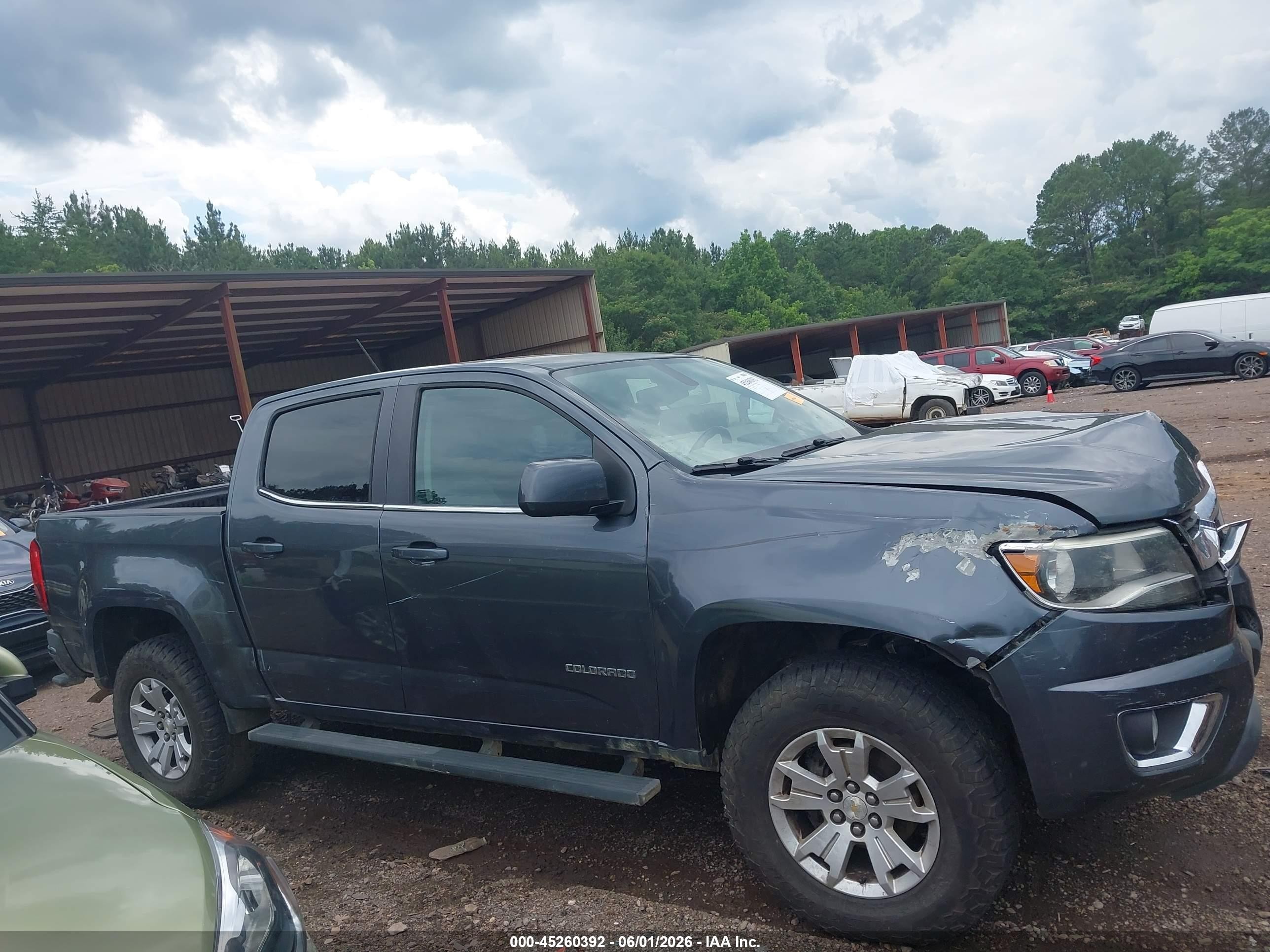 2015 Chevrolet Colorado Lt Gray vin: 1GCGSBE36F1274829