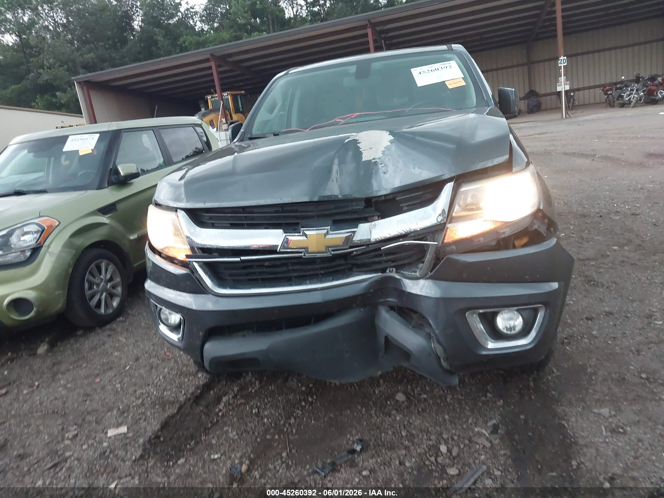 2015 Chevrolet Colorado Lt Gray vin: 1GCGSBE36F1274829