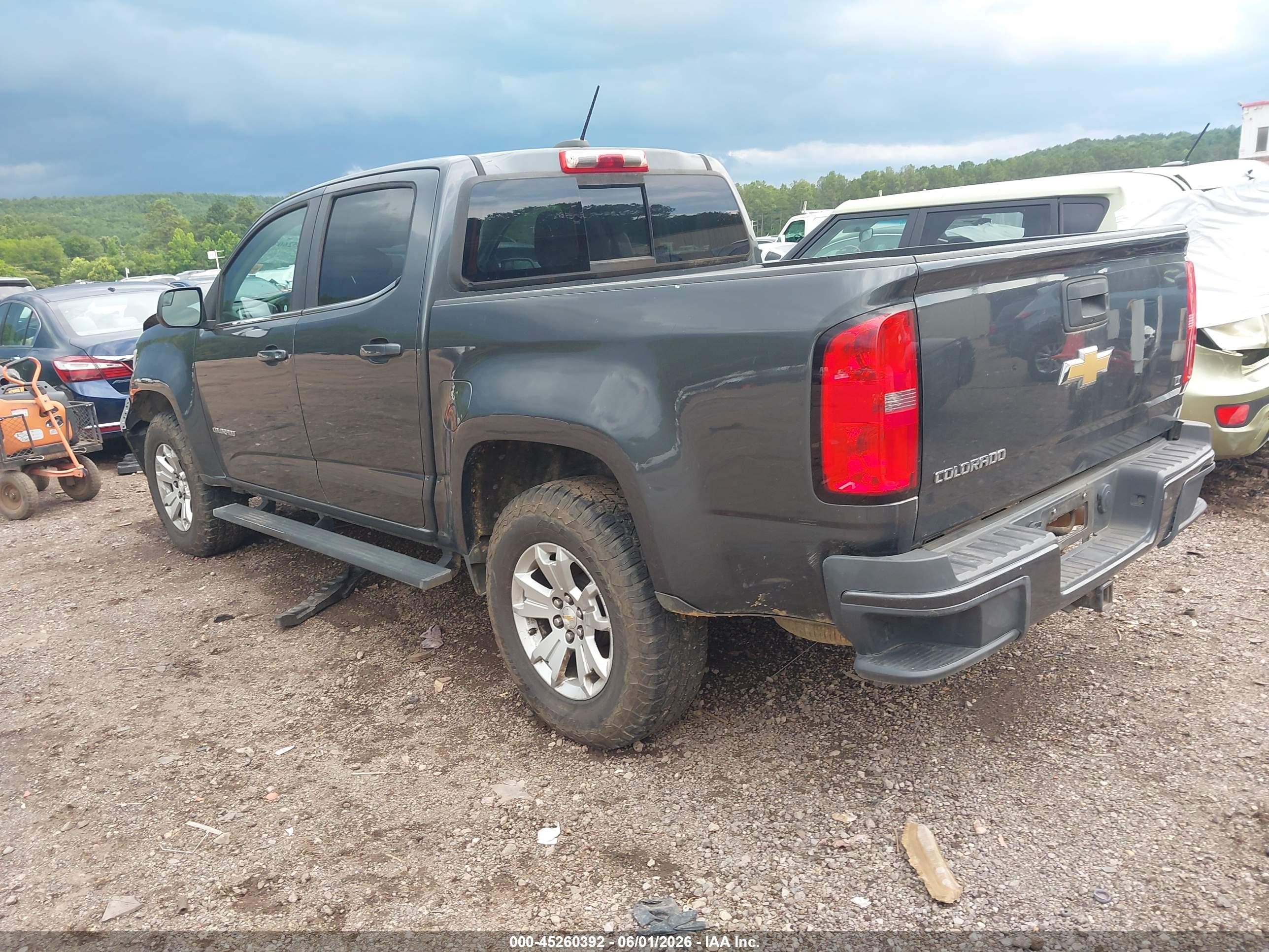 2015 Chevrolet Colorado Lt Gray vin: 1GCGSBE36F1274829