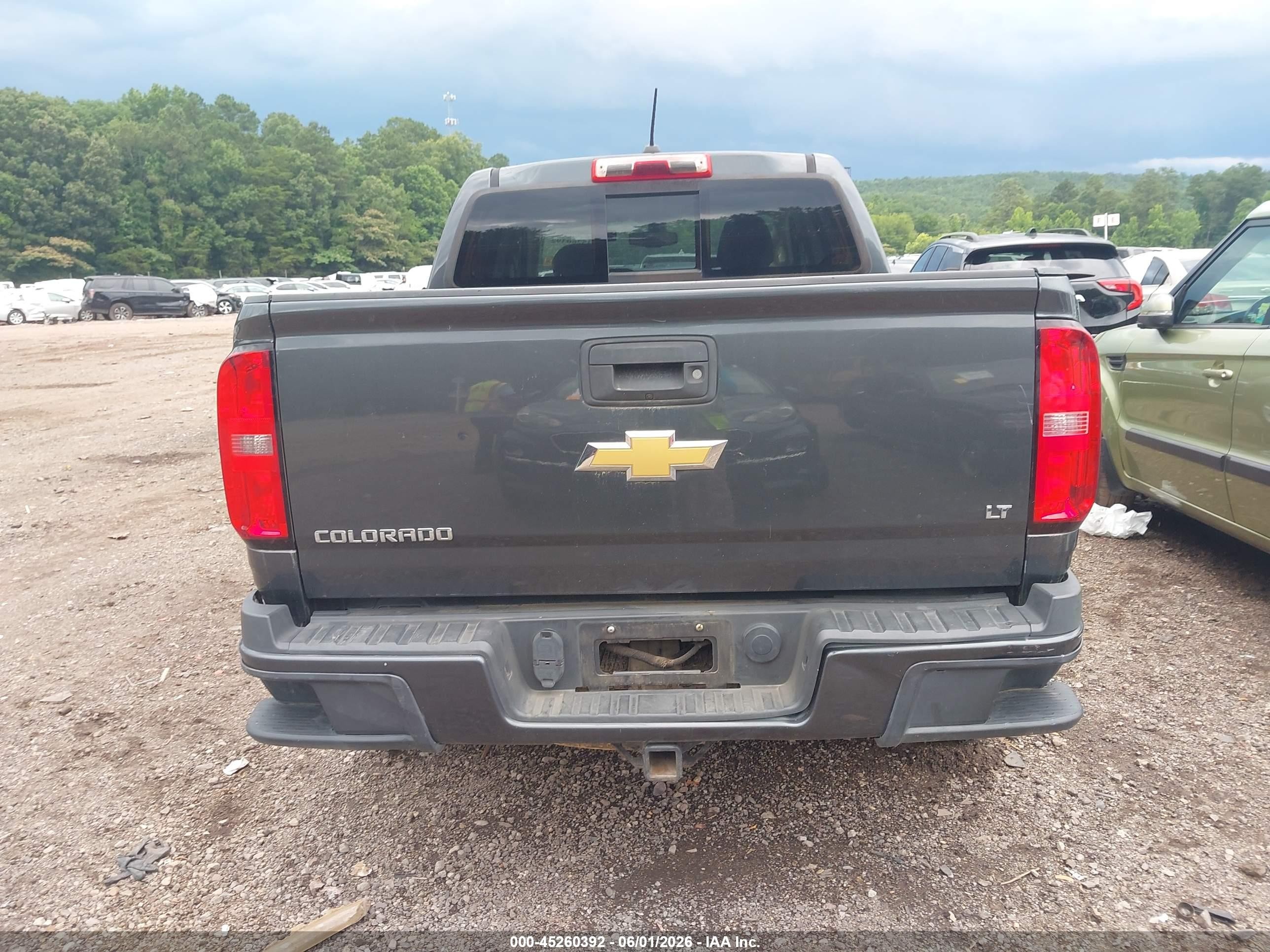 2015 Chevrolet Colorado Lt Gray vin: 1GCGSBE36F1274829