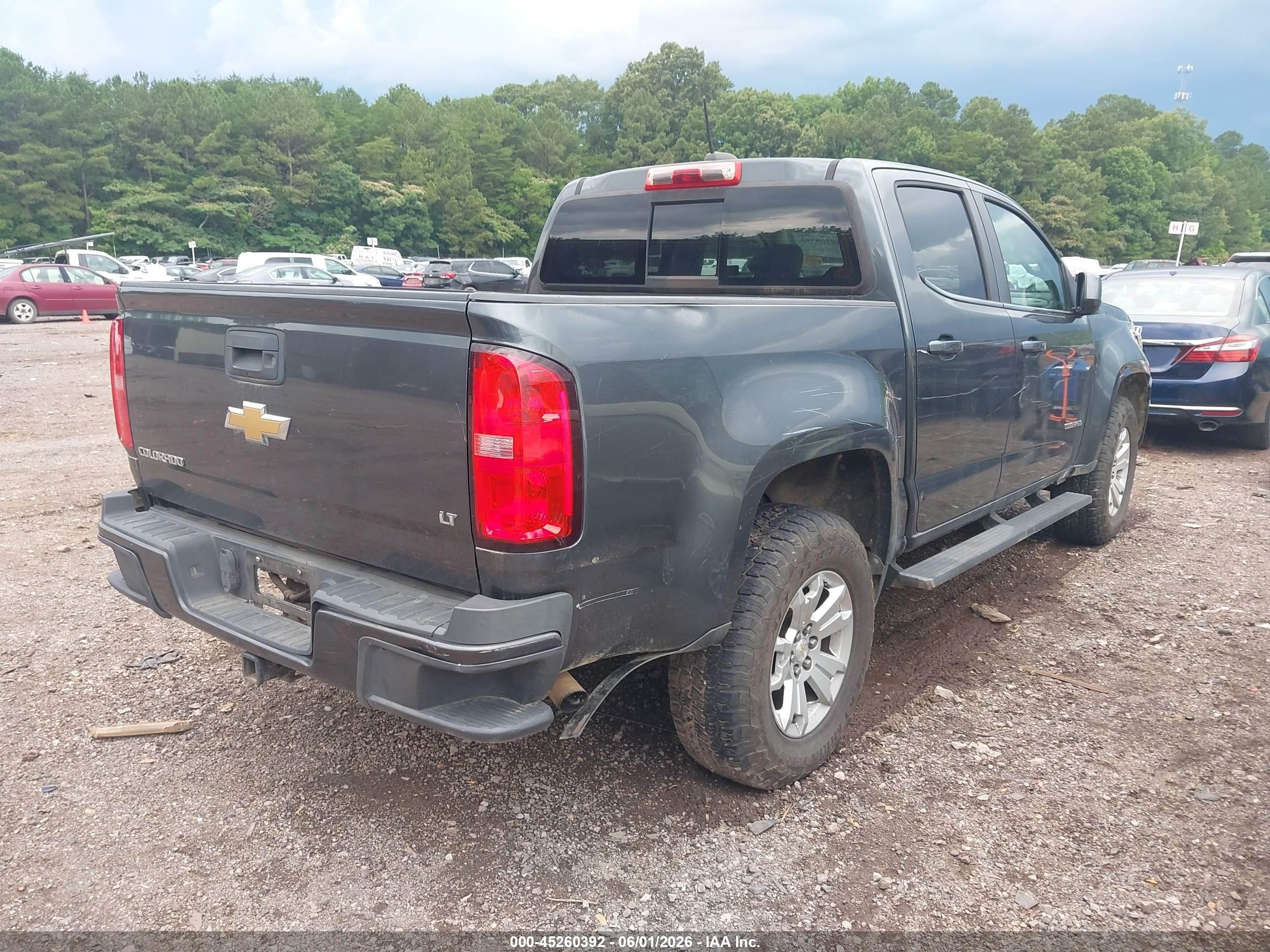 2015 Chevrolet Colorado Lt Gray vin: 1GCGSBE36F1274829