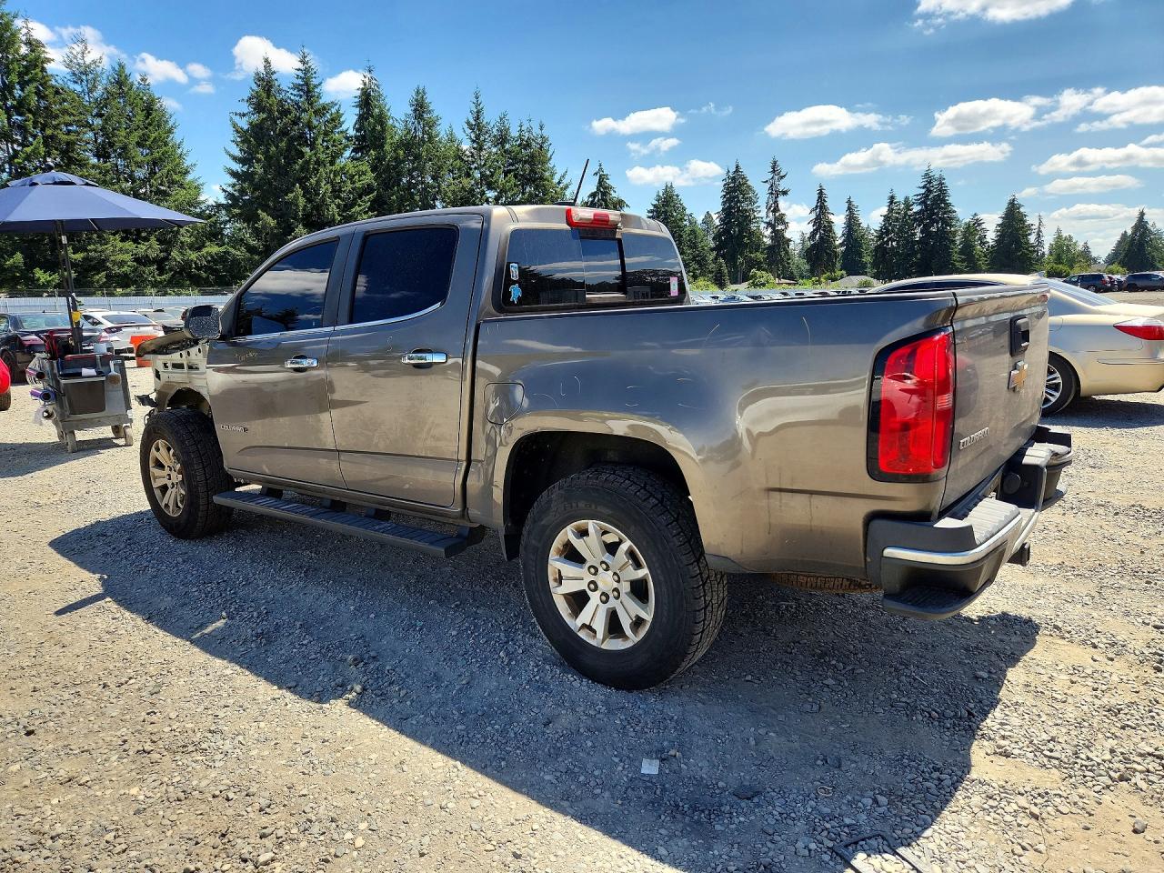 2015 Chevrolet Colorado Lt Brown vin: 1GCGSBE37F1261815