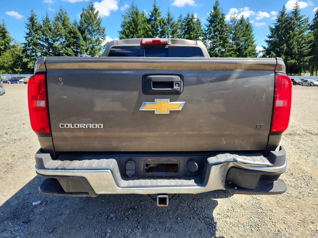 2015 Chevrolet Colorado Lt Brown vin: 1GCGSBE37F1261815