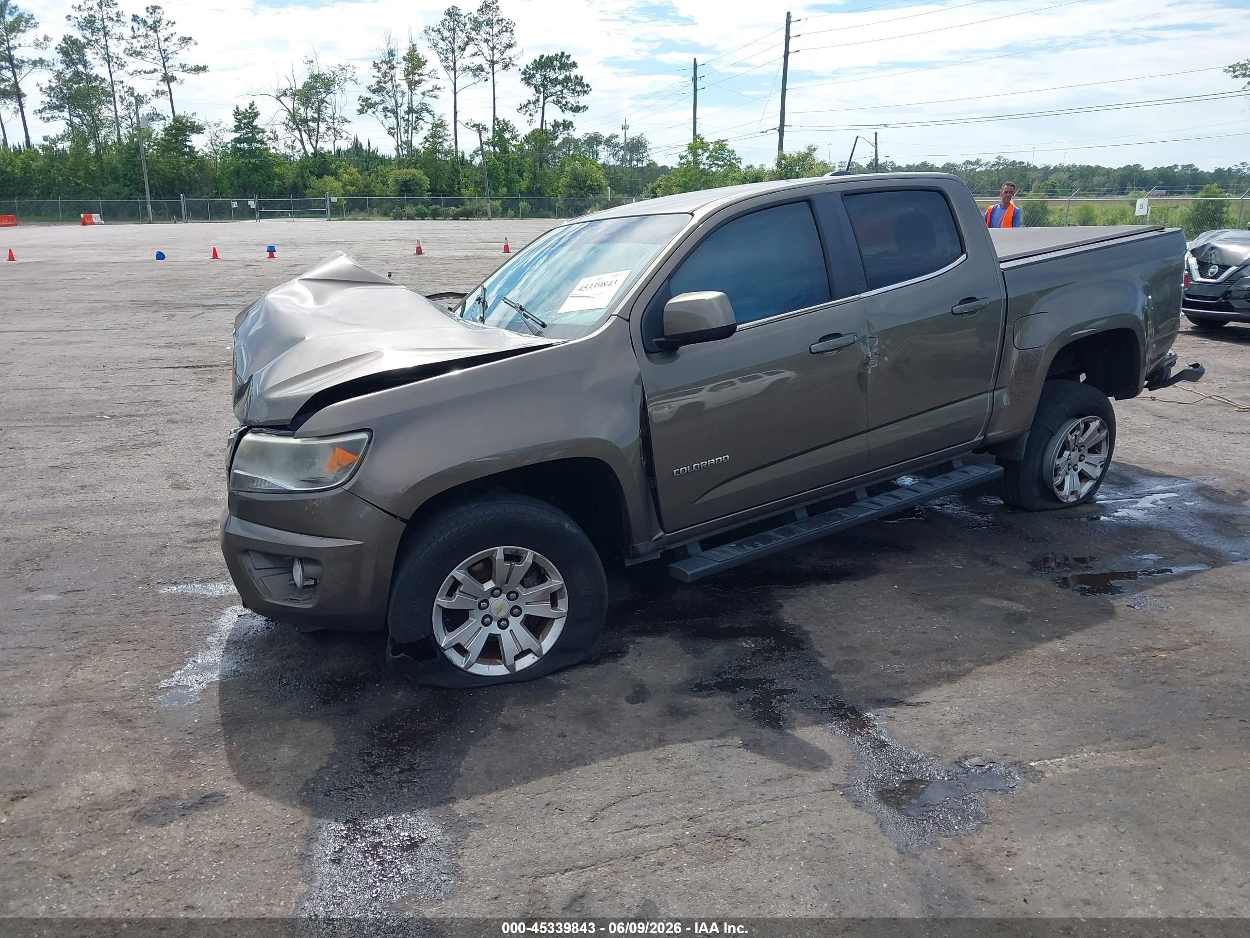 2015 Chevrolet Colorado 2wd Lt Gold vin: 1GCGSBE39F1167225