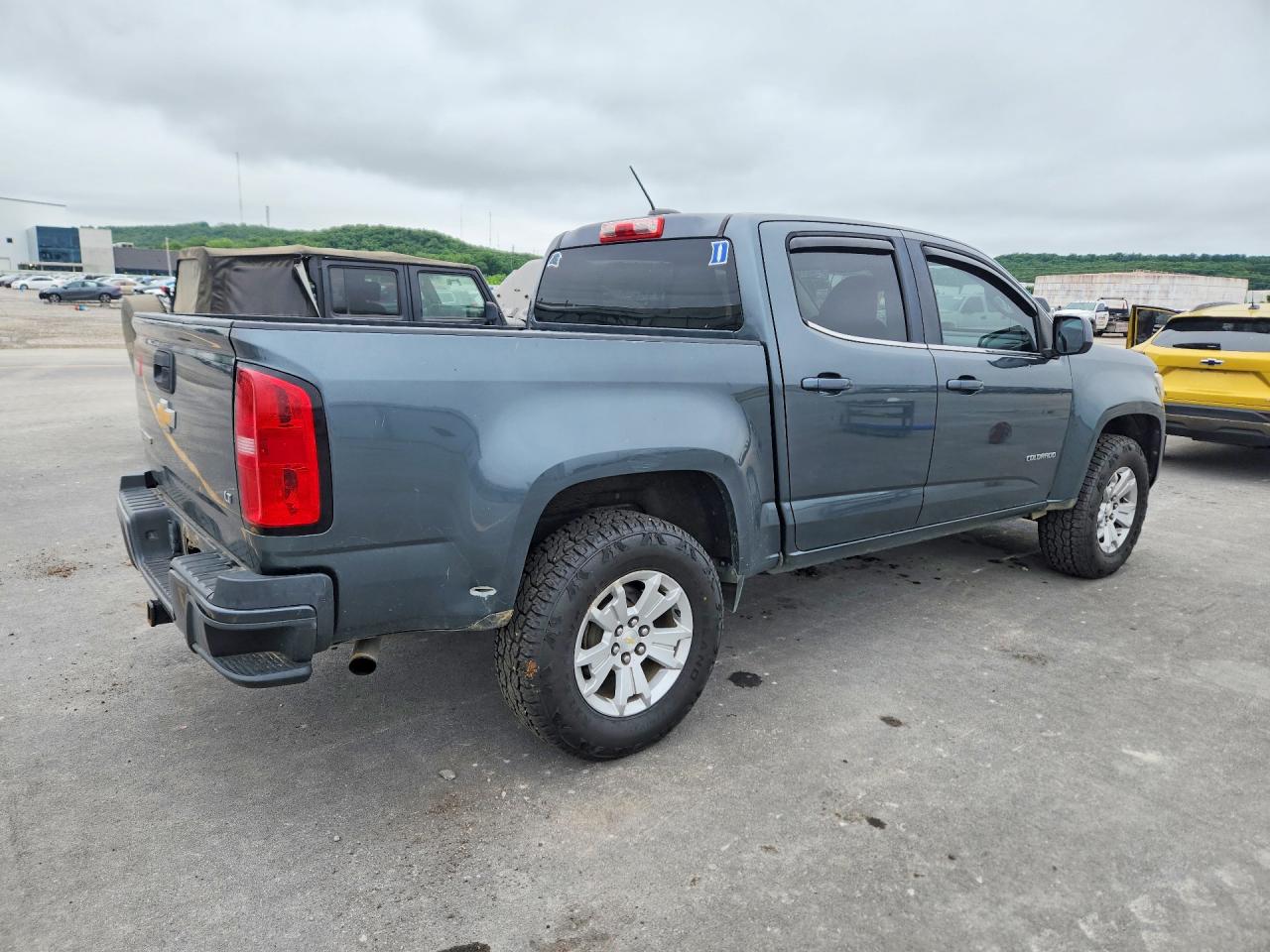 2015 Chevrolet Colorado Lt Gray vin: 1GCGSBE39F1259953