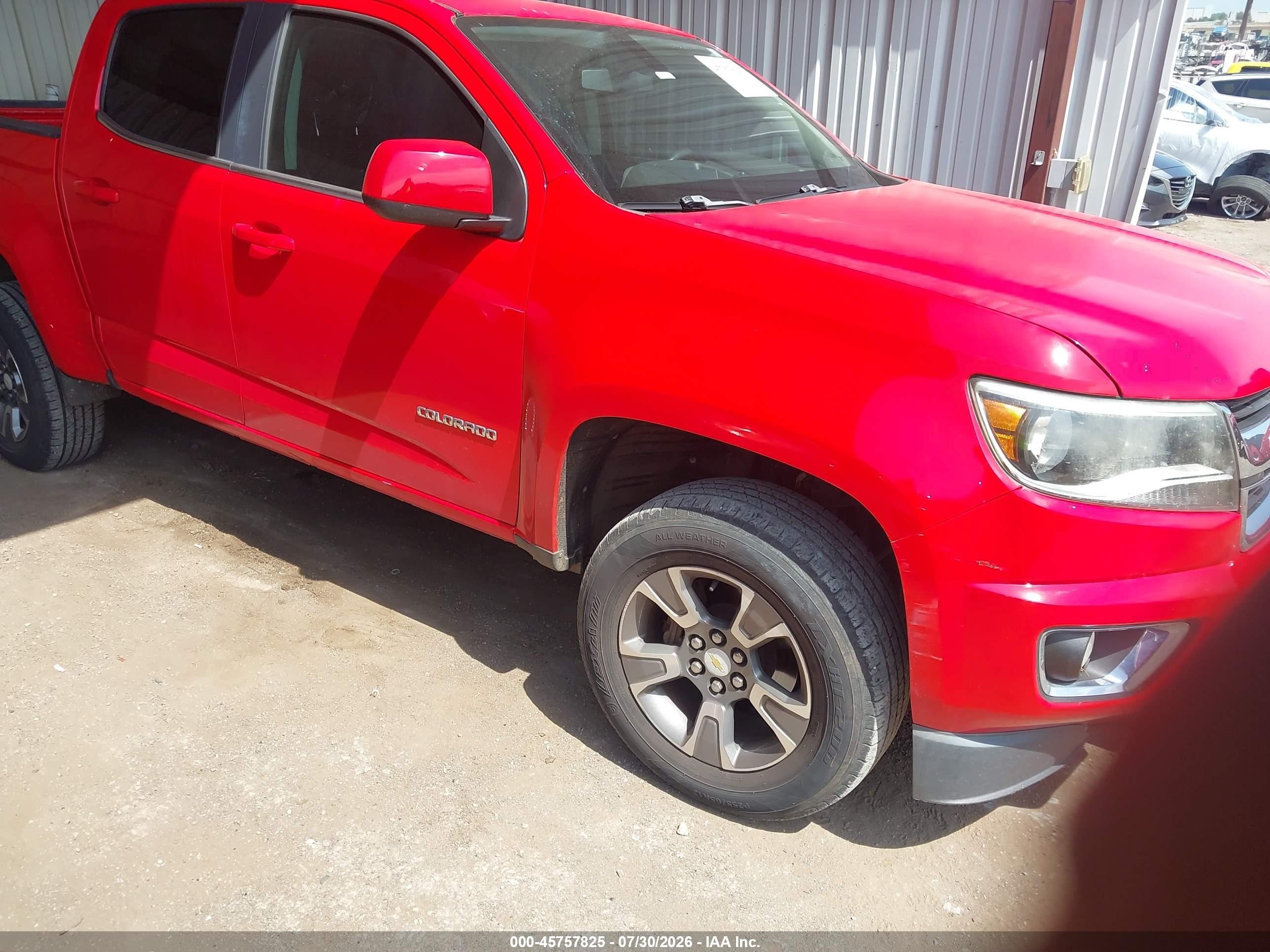 2015 Chevrolet Colorado 2wd Lt Red vin: 1GCGSBE3XF1132421
