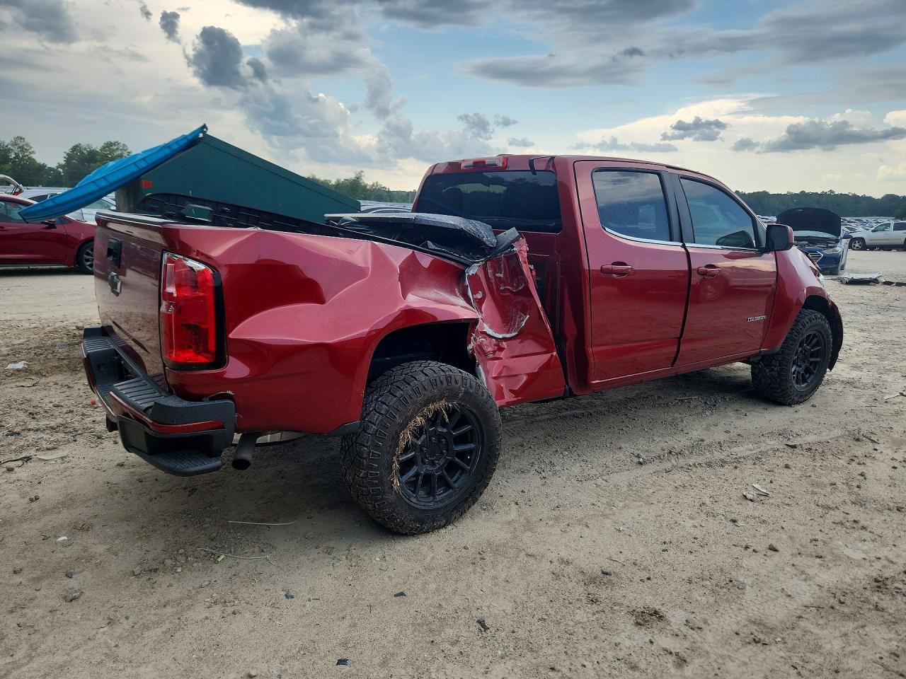2015 Chevrolet Colorado Lt Красный vin: 1GCGSBE3XF1156539