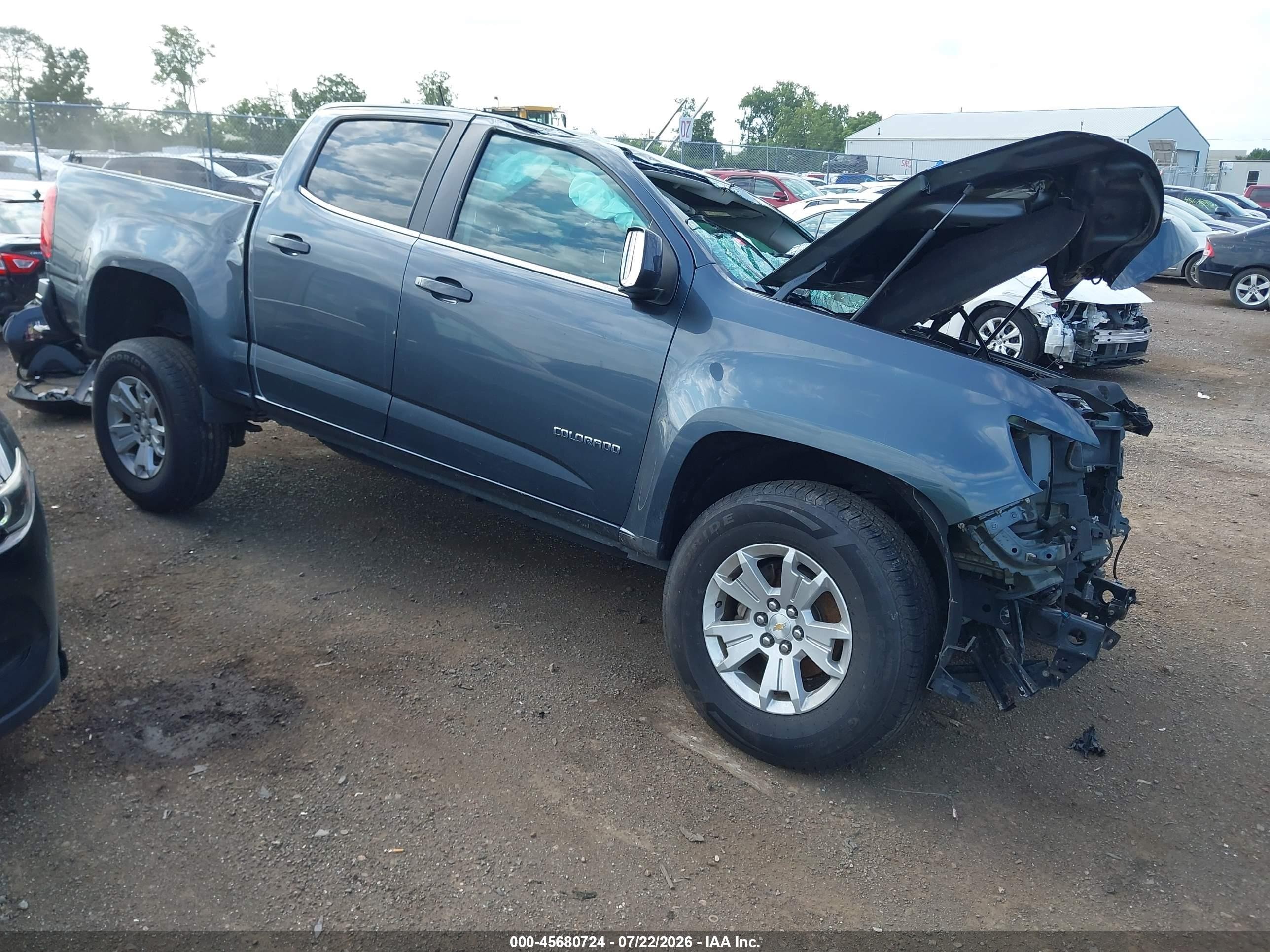 2015 Chevrolet Colorado 2wd Lt Gray vin: 1GCGSBEA0F1177561