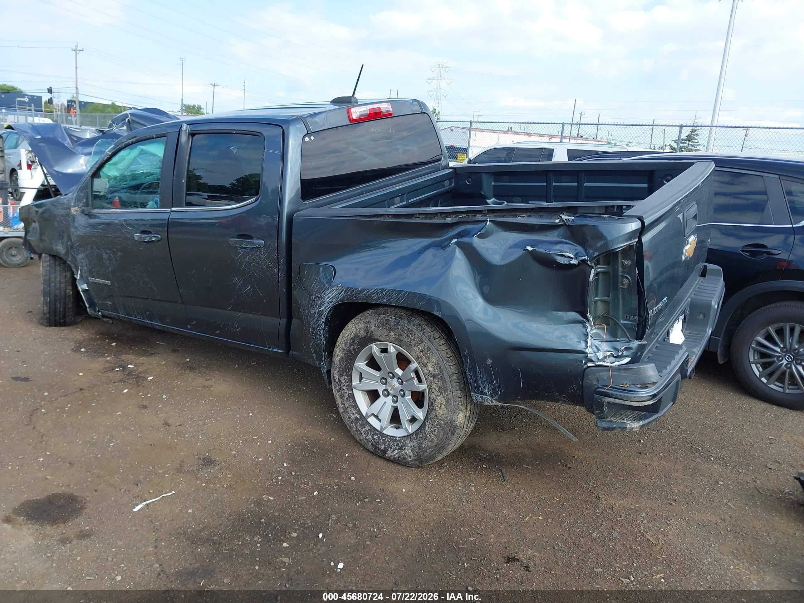 2015 Chevrolet Colorado 2wd Lt Серый vin: 1GCGSBEA0F1177561