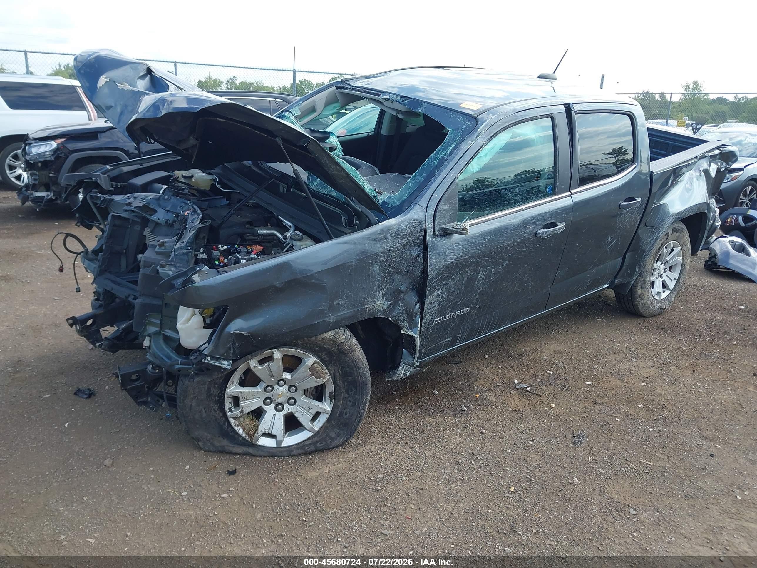 2015 Chevrolet Colorado 2wd Lt Серый vin: 1GCGSBEA0F1177561